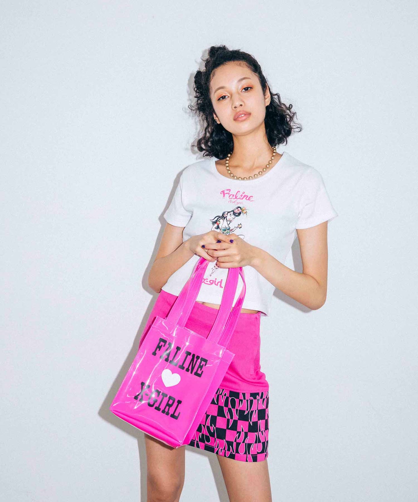 X-girl x FALINE MINI TOTE BAG