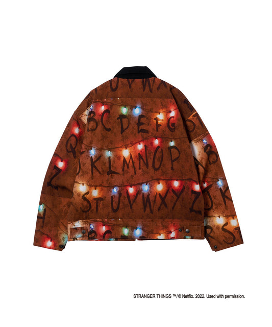 X-girl x STRANGER THINGS WORK JACKET