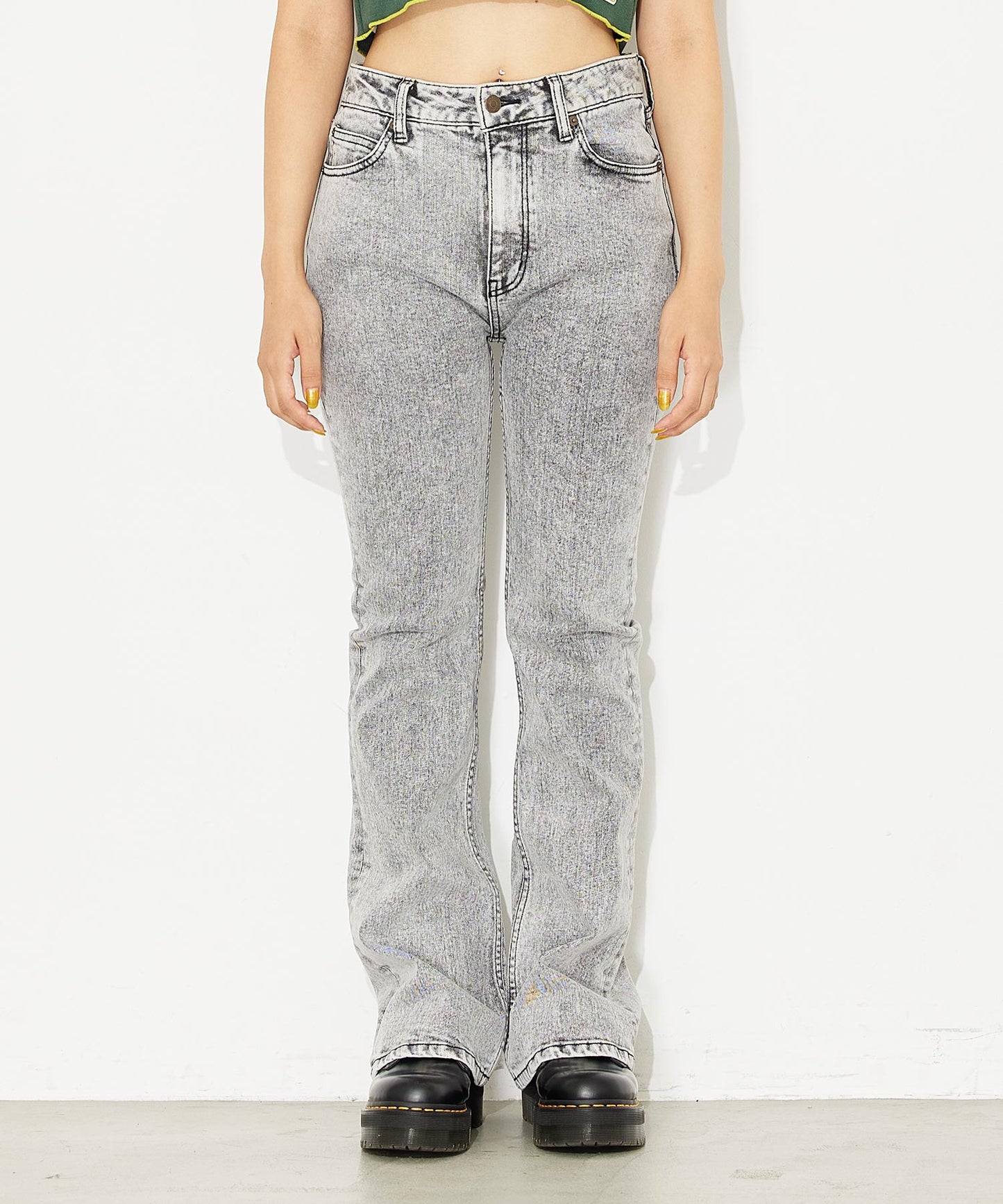 FLARE DENIM PANTS