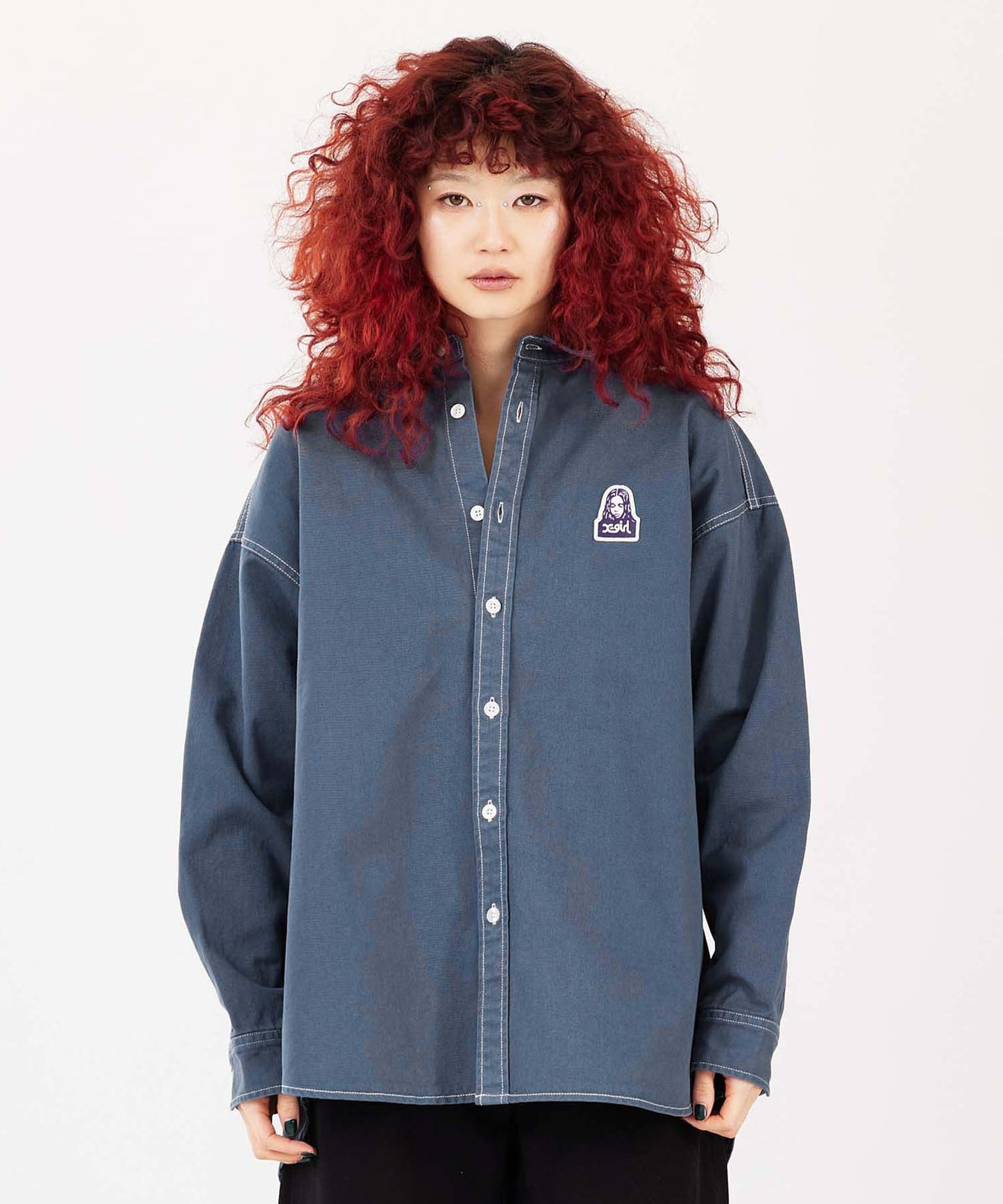 FACE EMBROIDERY SHIRT
