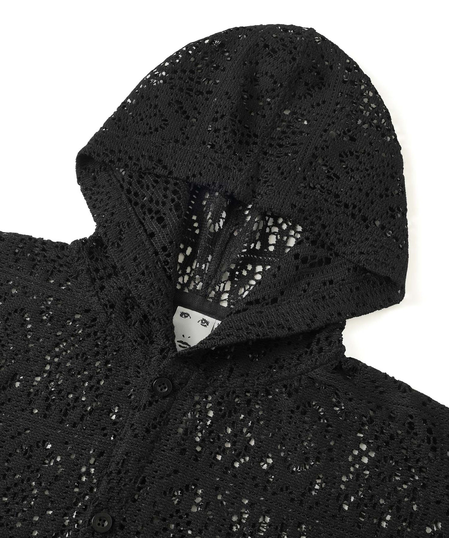 CROCHET CROPPED CARDIGAN
