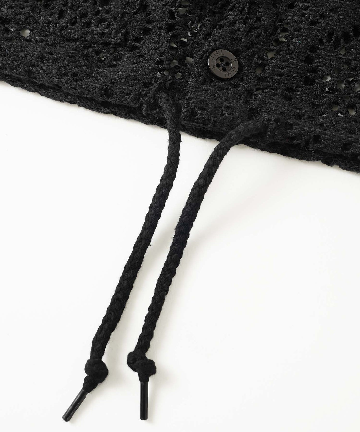 CROCHET CROPPED CARDIGAN
