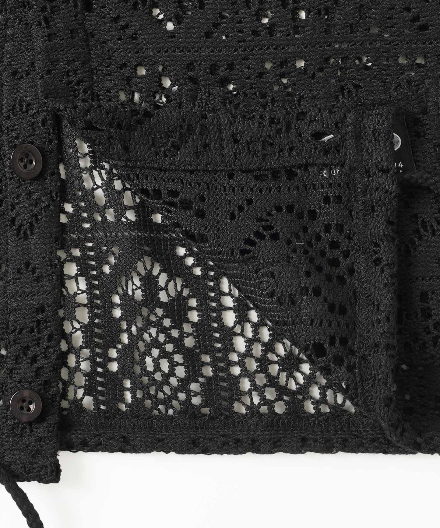 CROCHET CROPPED CARDIGAN