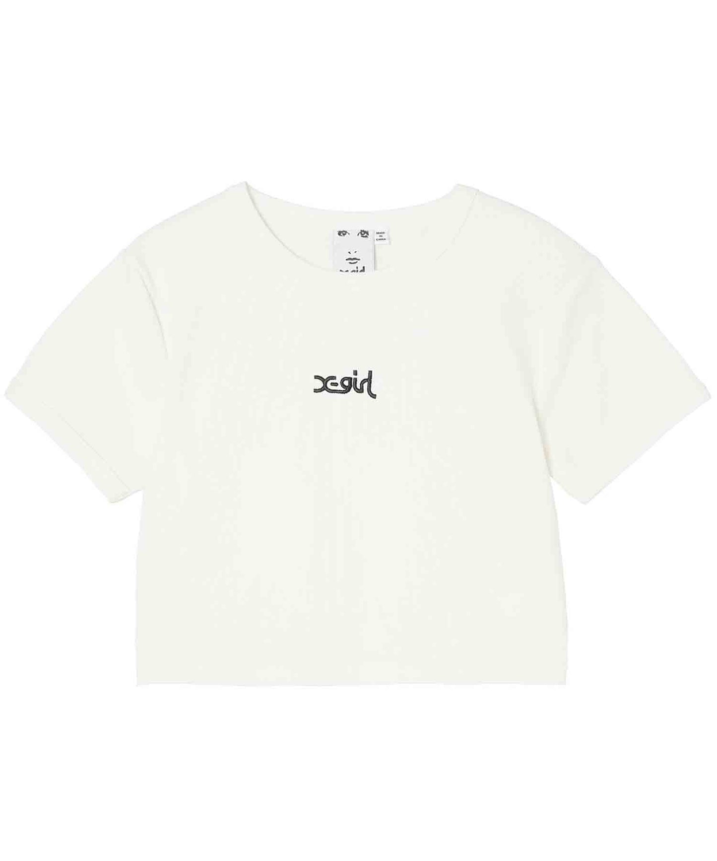 MILLS LOGO S/S CROPPED TOP