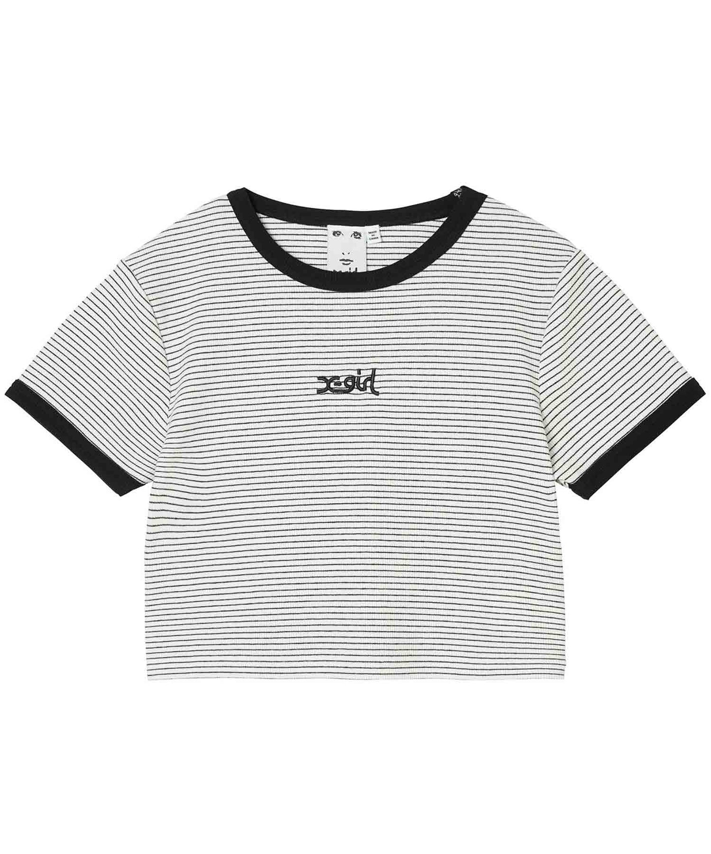 MILLS LOGO S/S CROPPED TOP
