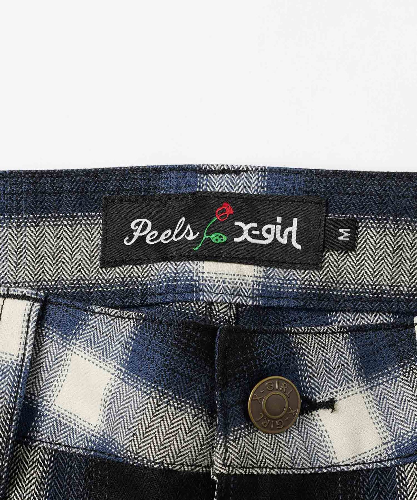 X-girl x Peels PLAID PAINTER PANTS