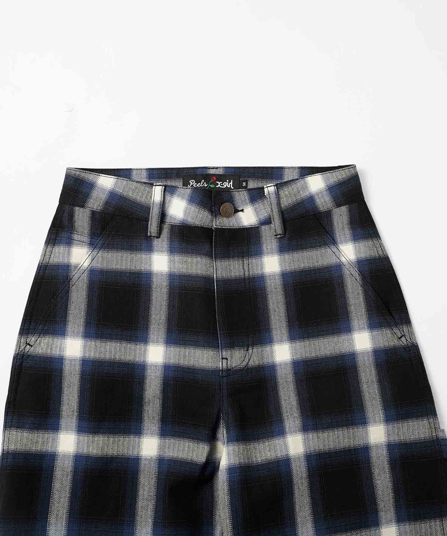 X-girl x Peels PLAID PAINTER PANTS
