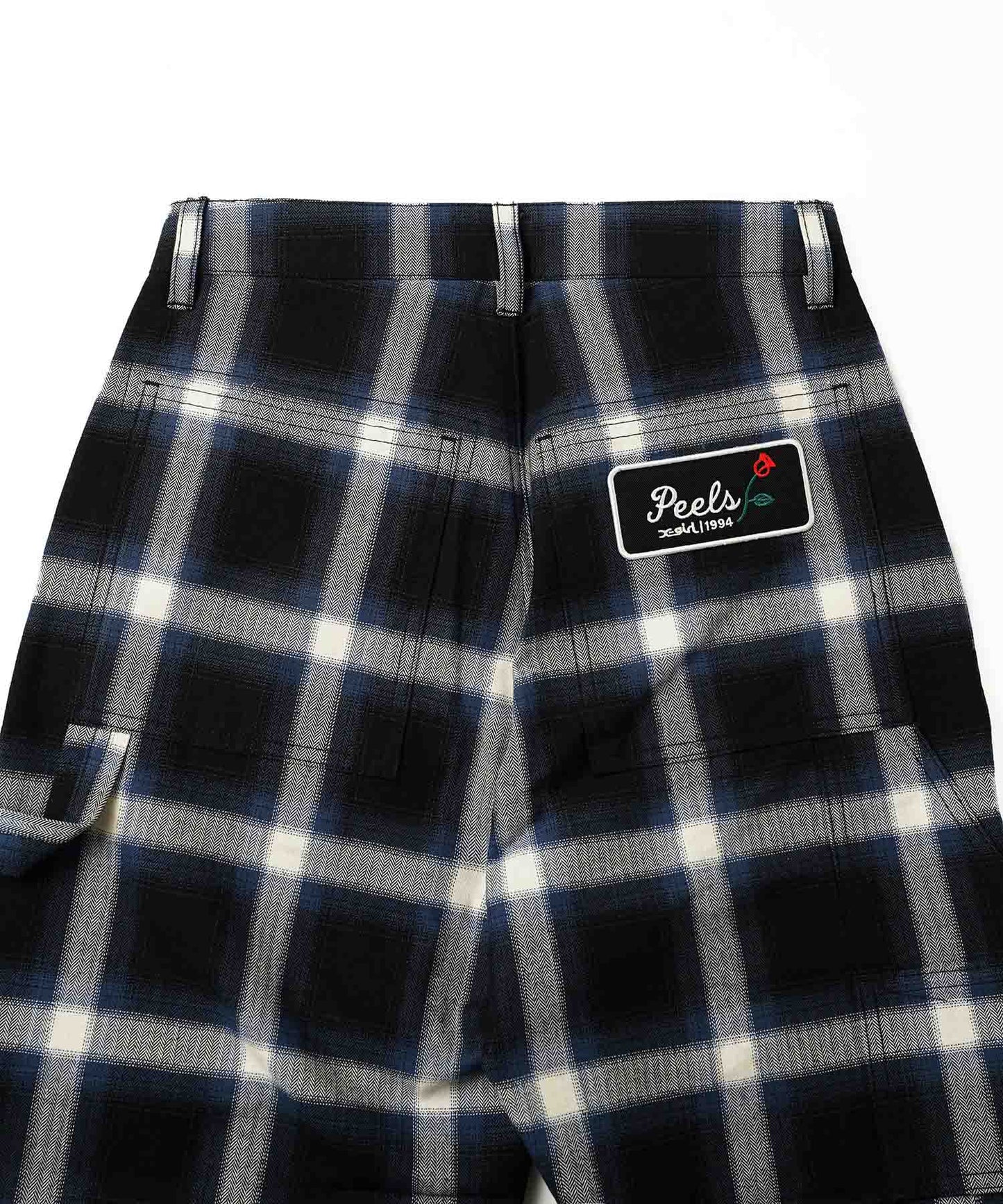 X-girl x Peels PLAID PAINTER PANTS
