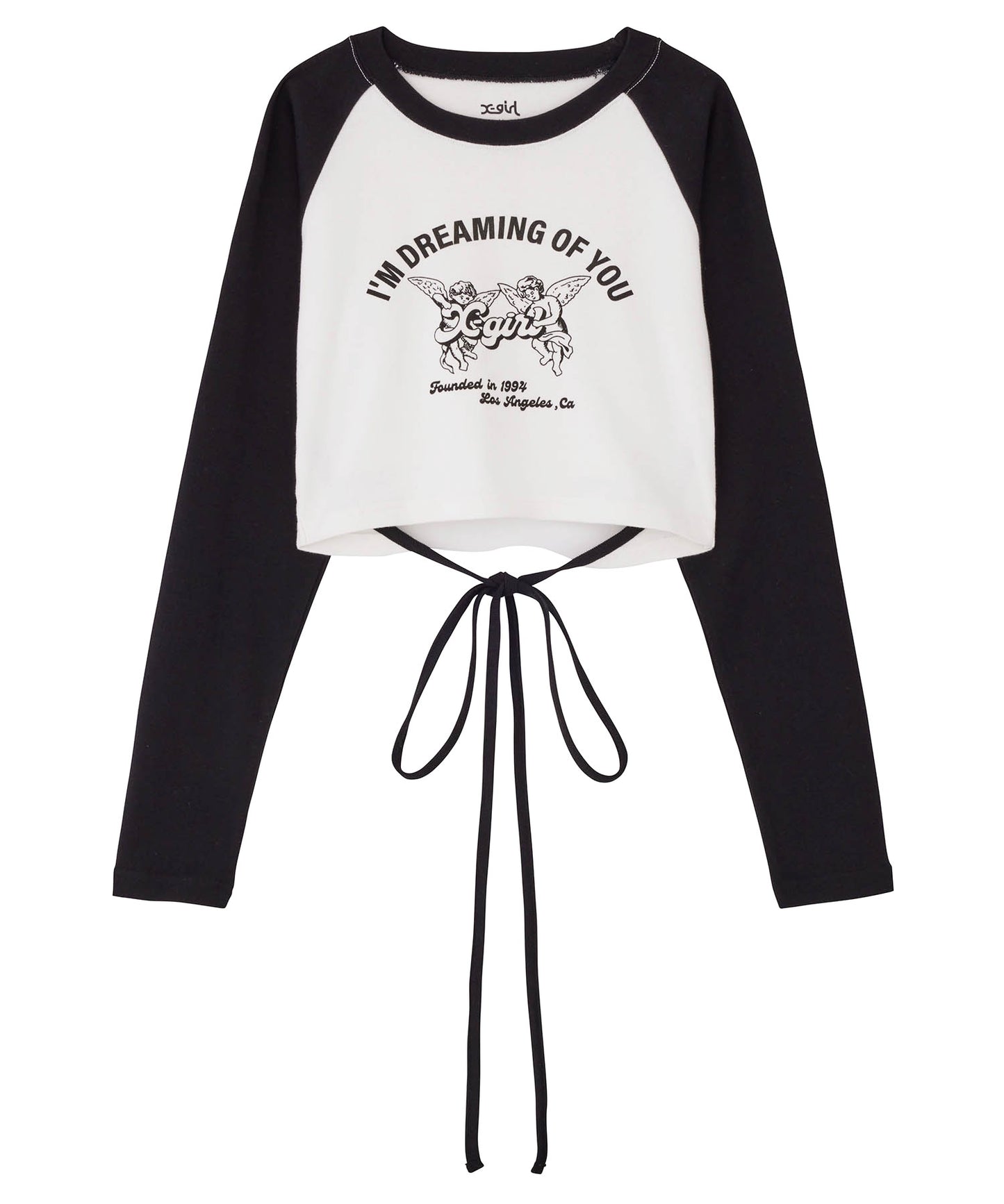ANGEL RAGLAN L/S BABY TEE