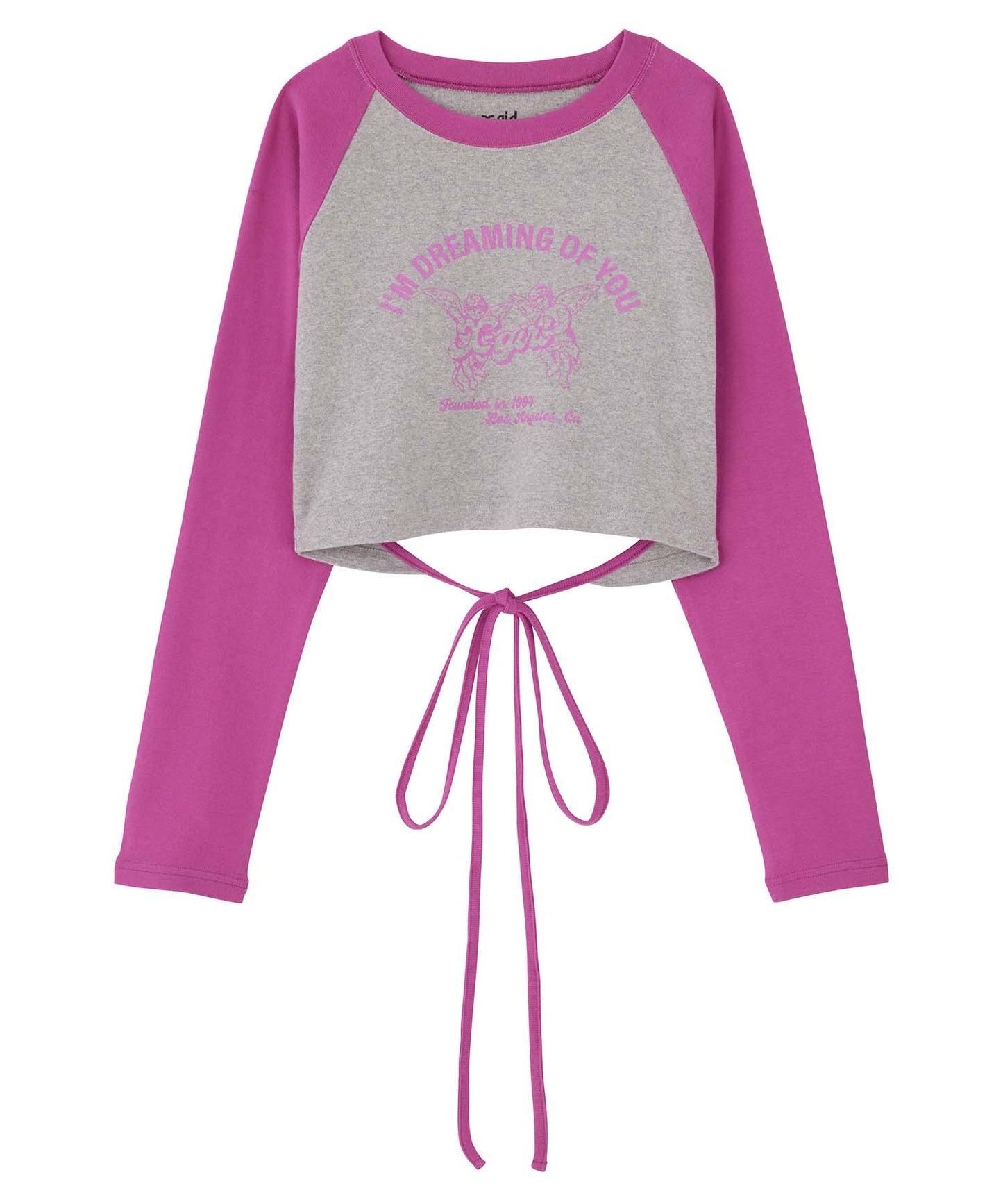 ANGEL RAGLAN L/S BABY TEE