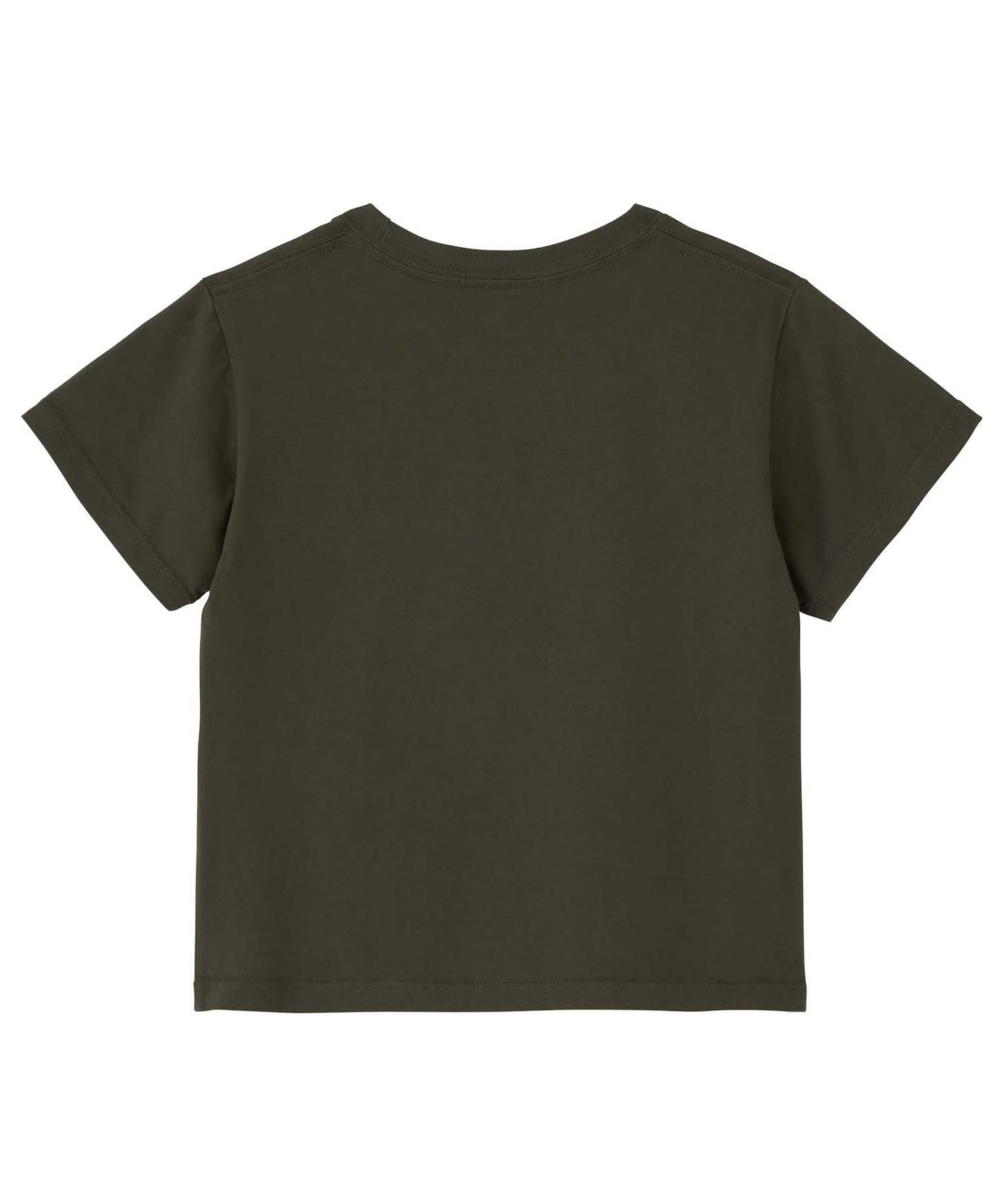 GLITTER CIRCLE BACKGROUND FACE LOGO S/S BABY TEE