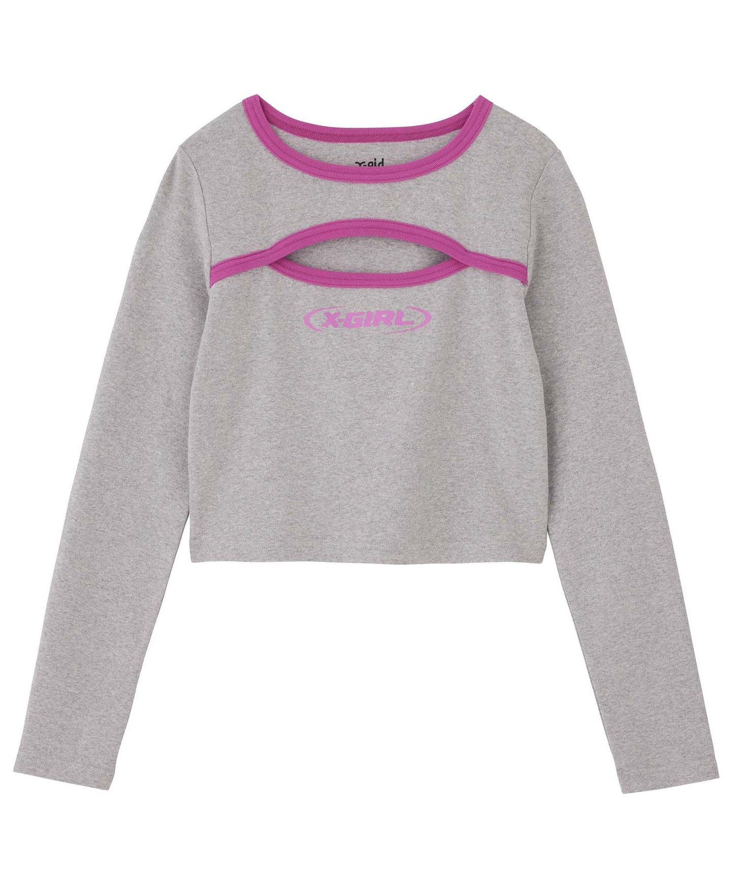 FRONT CUTOUT L/S BABY TEE