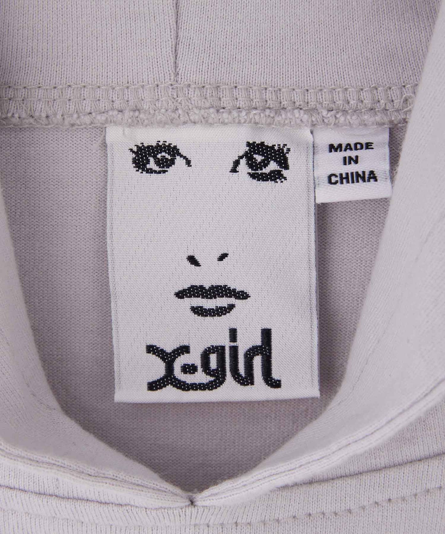 LOGO HOODED CROPPED TOP