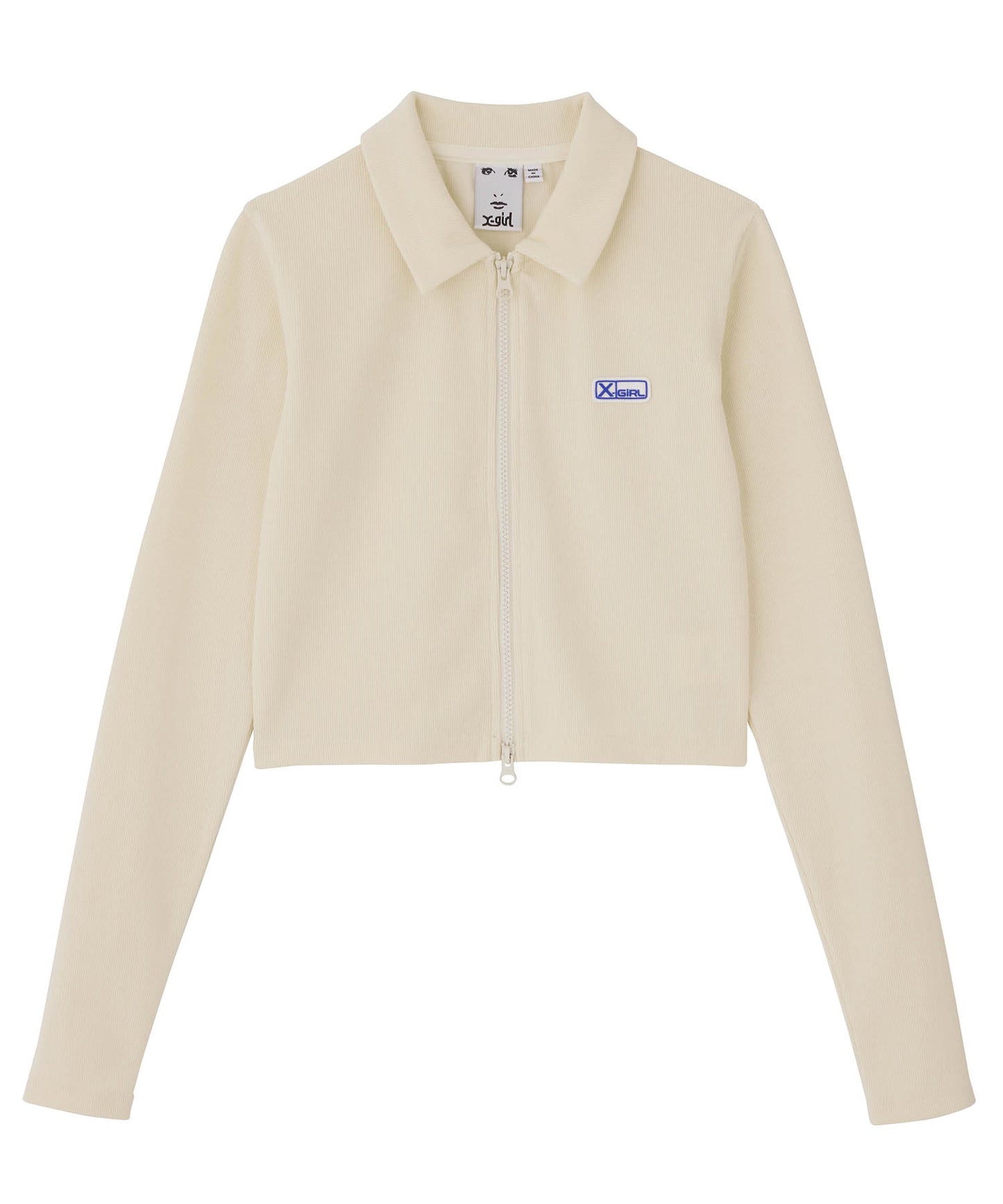 ZIP UP L/S TOP