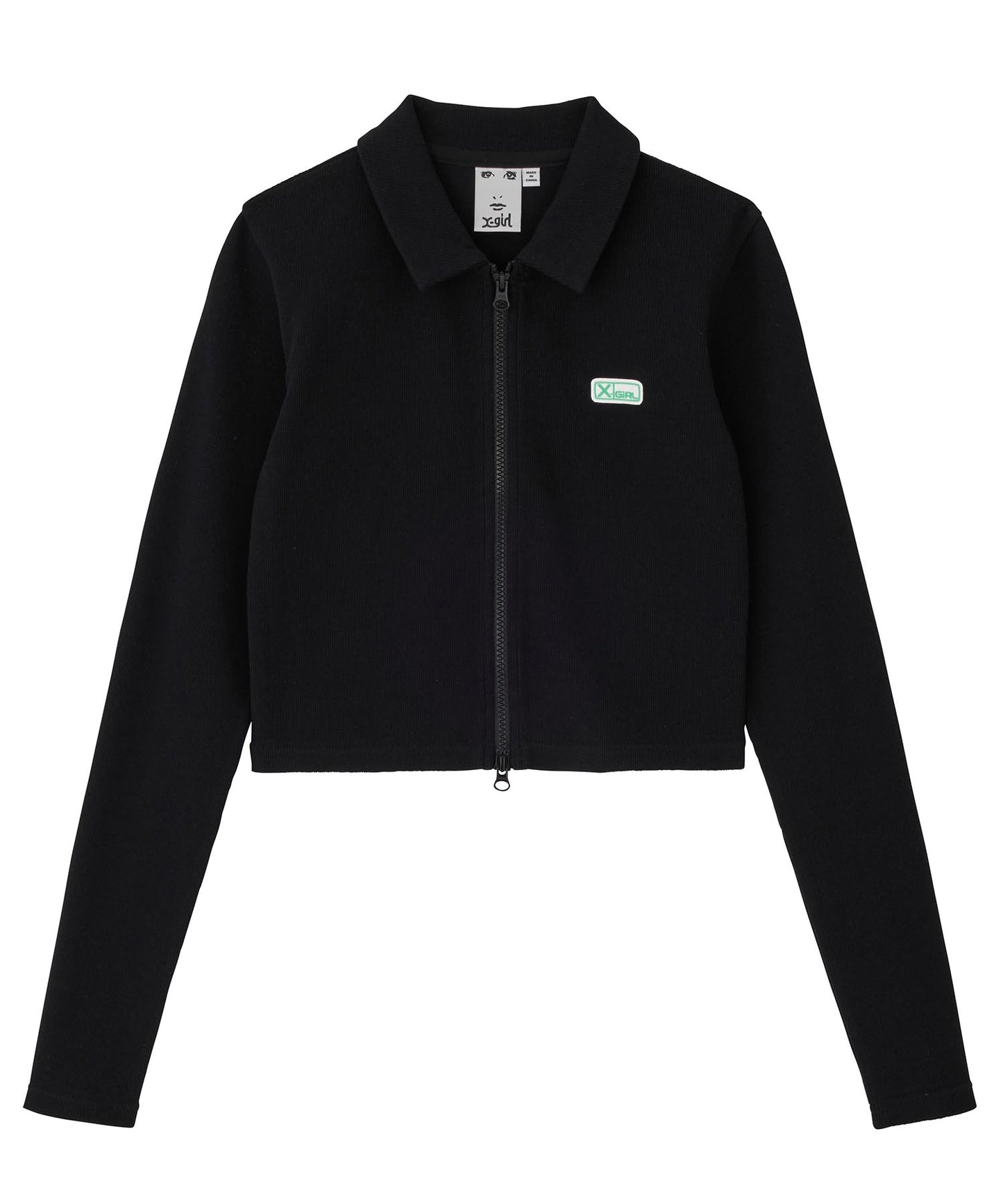 ZIP UP L/S TOP