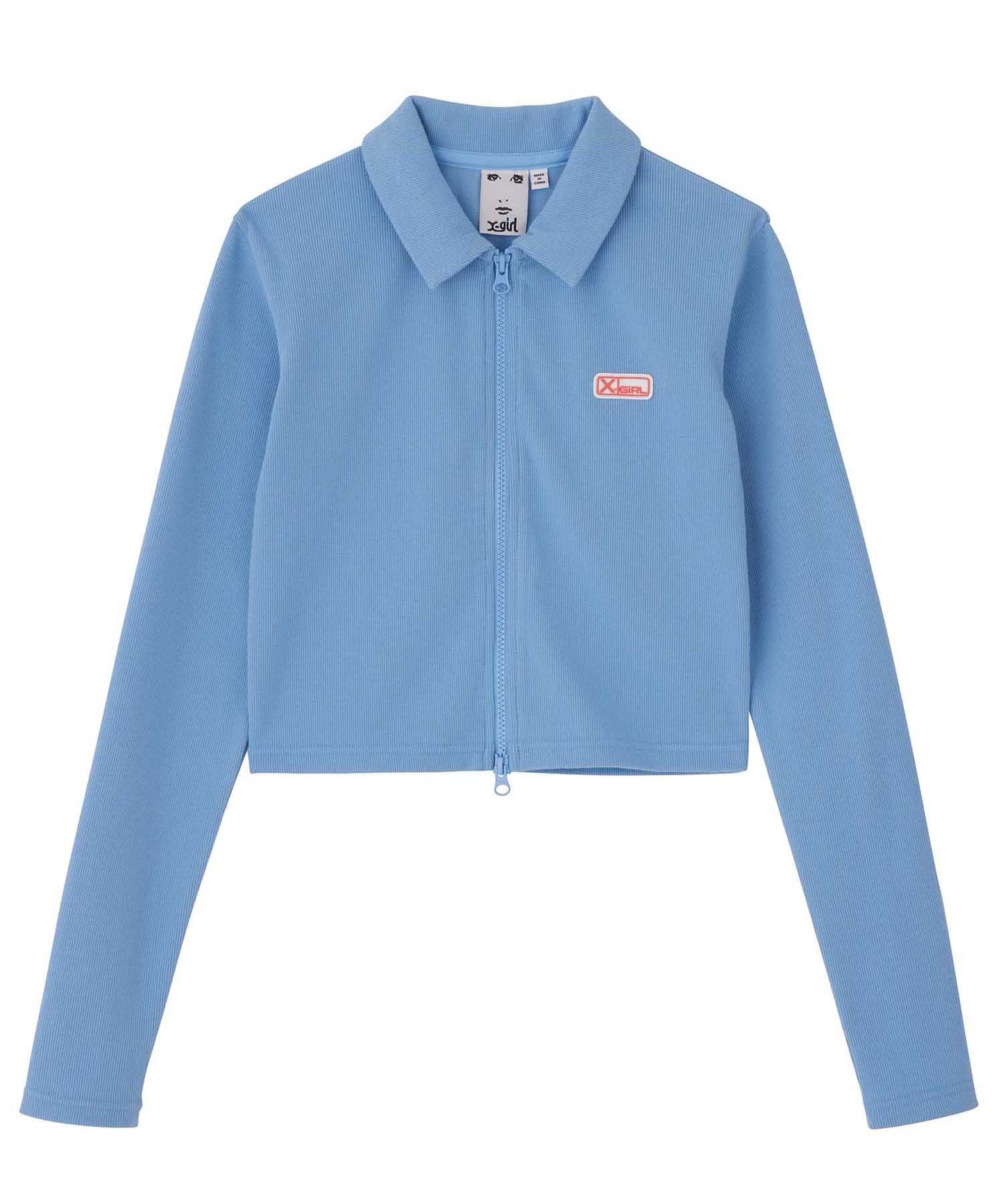ZIP UP L/S TOP