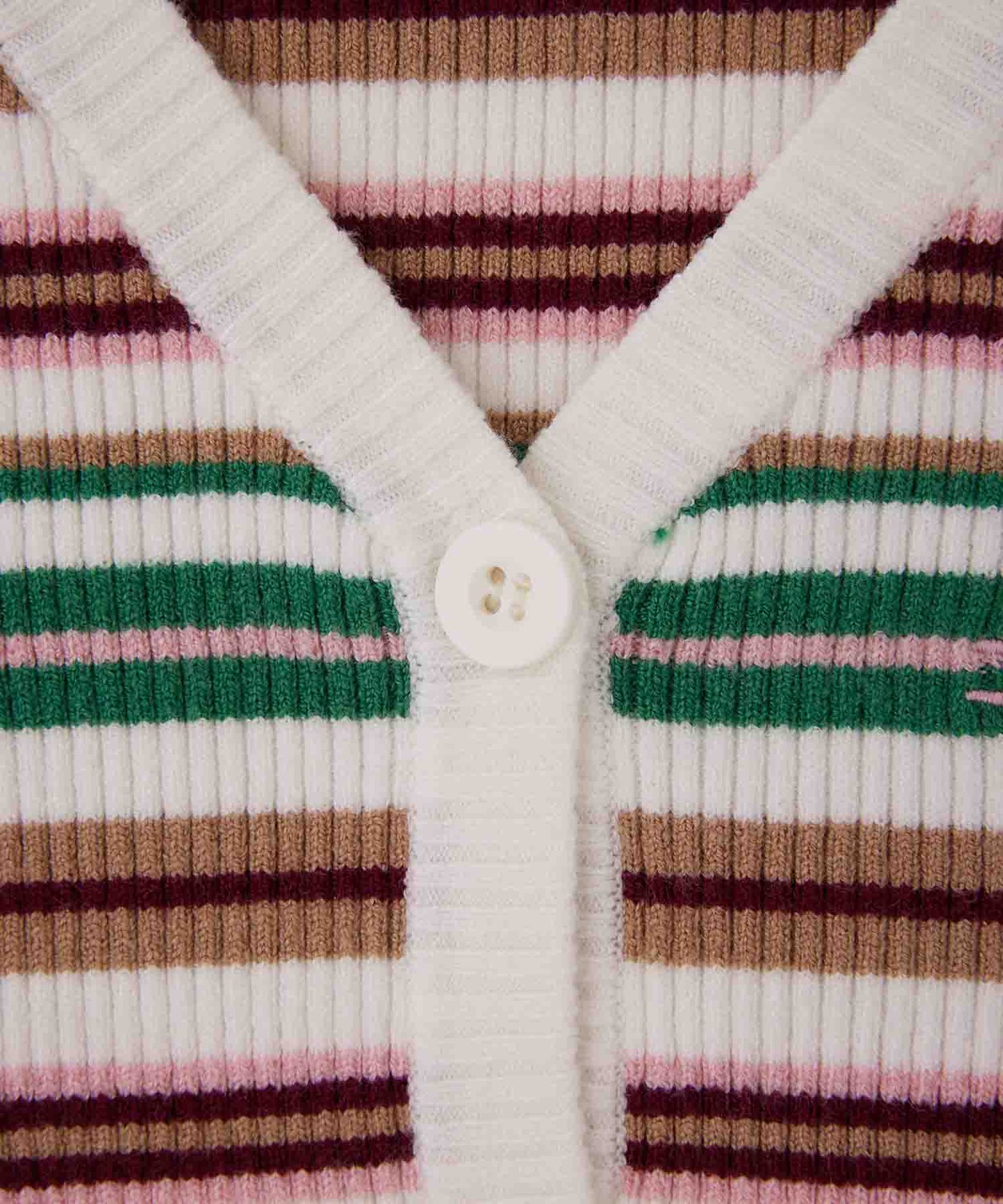 STRIPED KNIT CARDIGAN