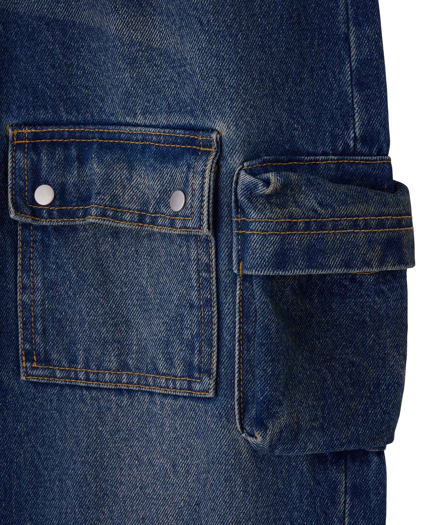POCKET DENIM PANTS