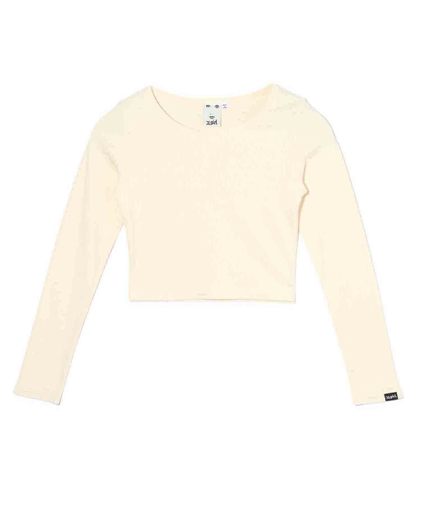 SLANTED OVAL LOGO 2P LAYERED TOP