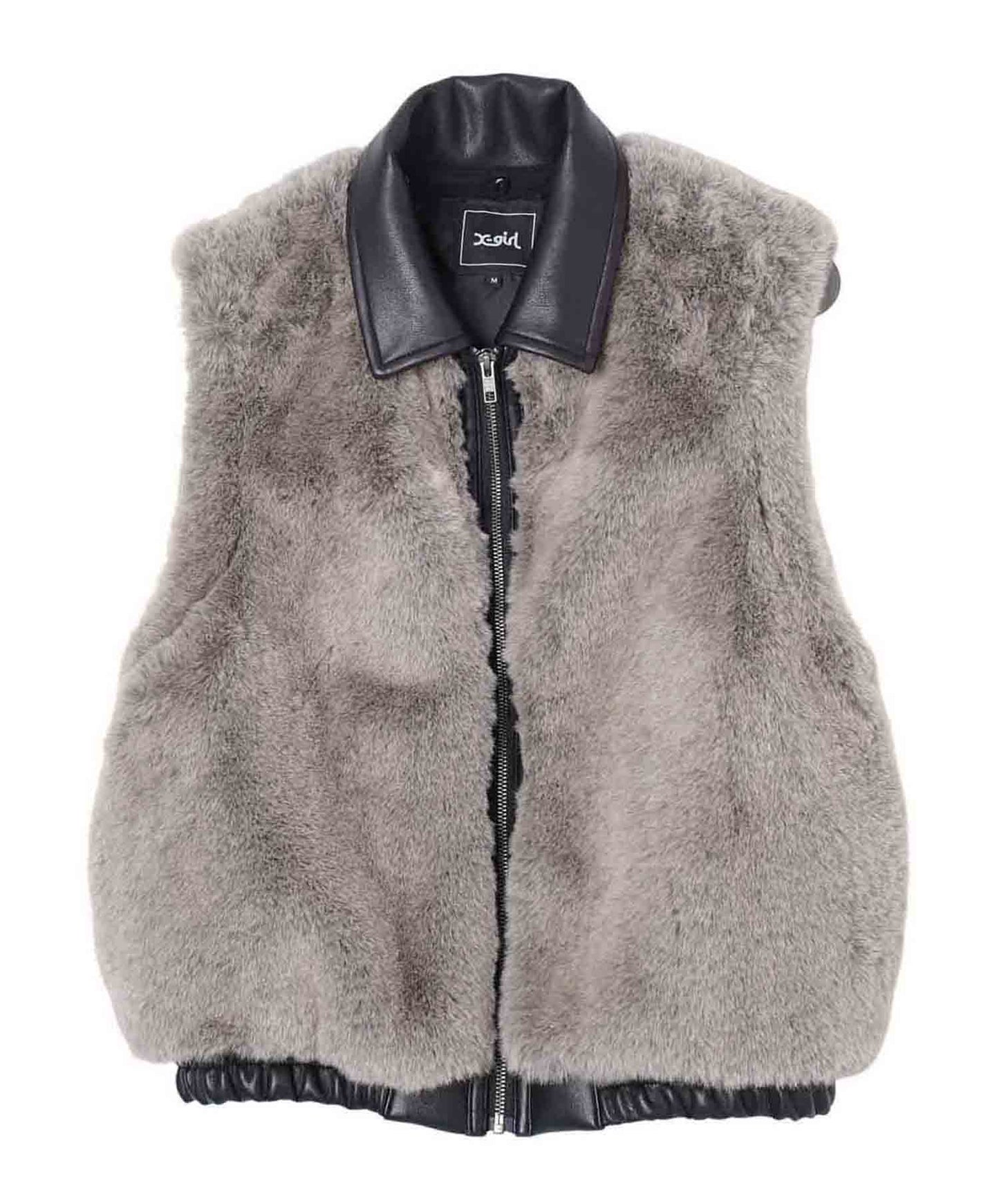 FAUX FUR CONVERTIBLE JACKET