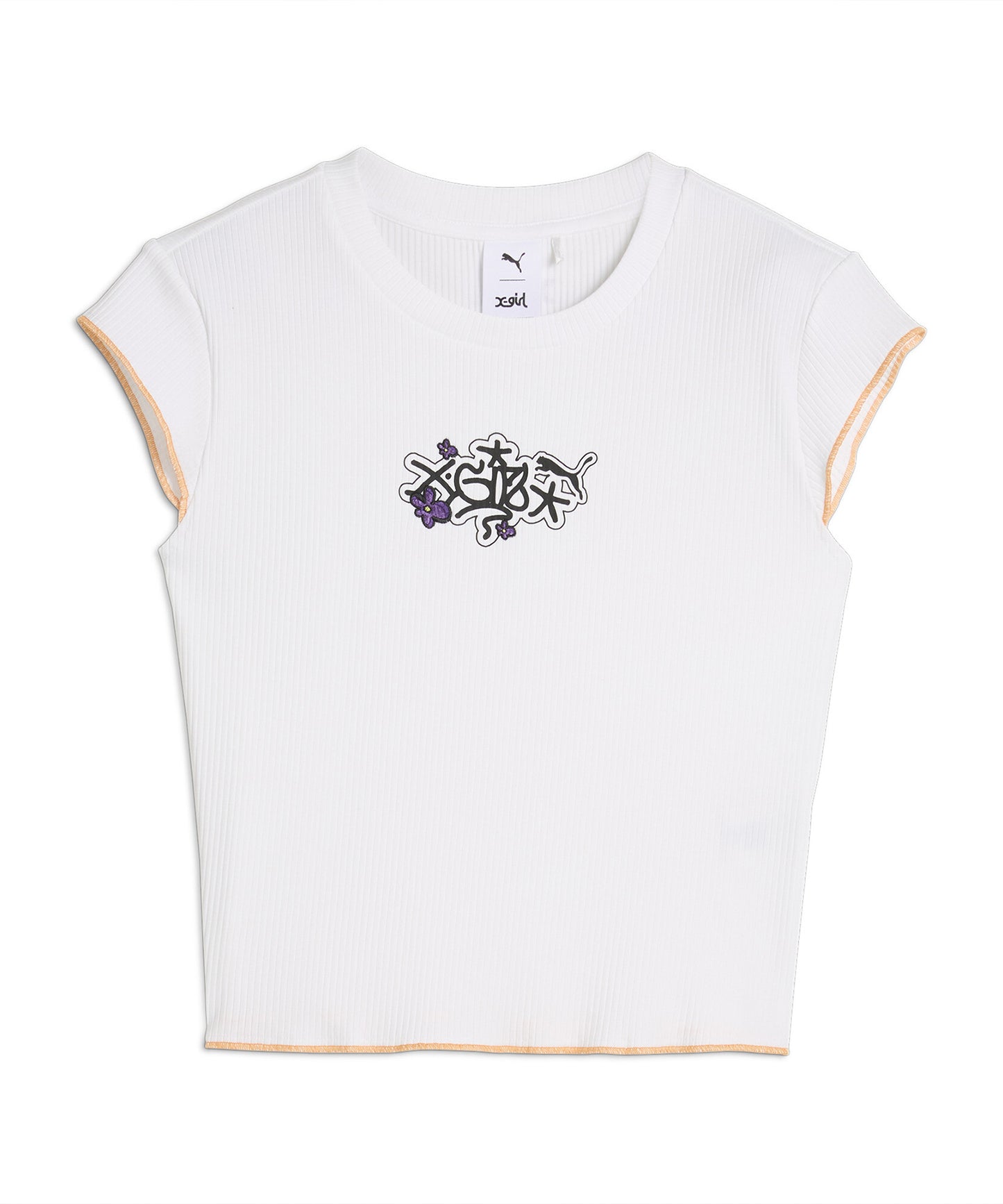 PUMA x X-girl RIBBED SLIM TEE