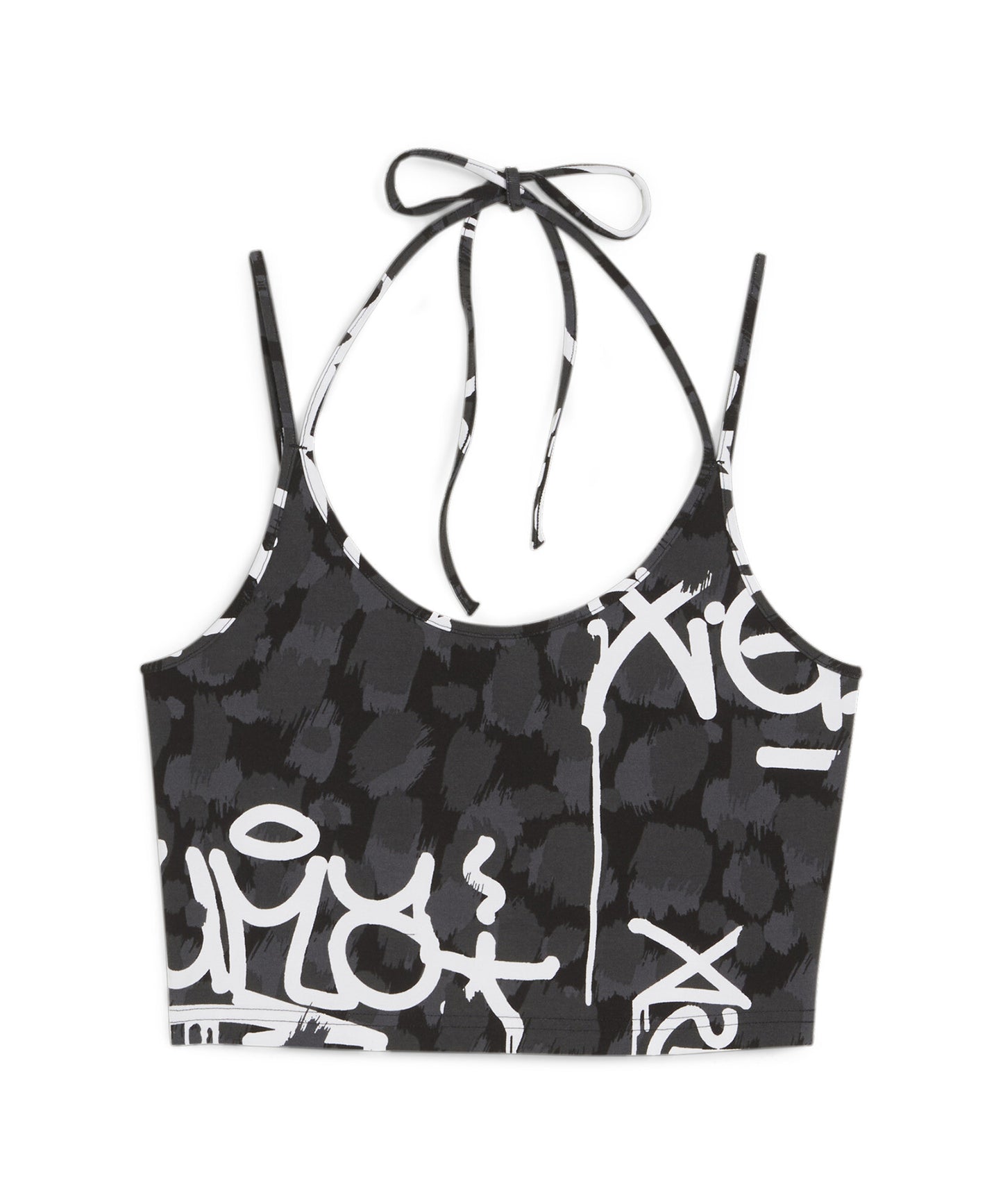 PUMA x X-girl AOP CROP TOP