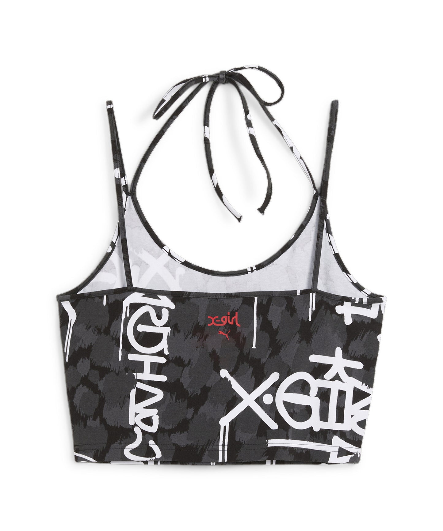 PUMA x X-girl AOP CROP TOP