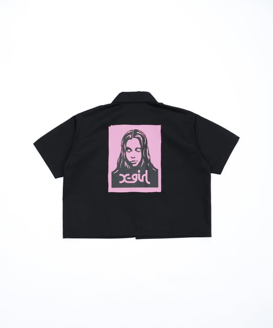 Cropped S/S Work Shirt