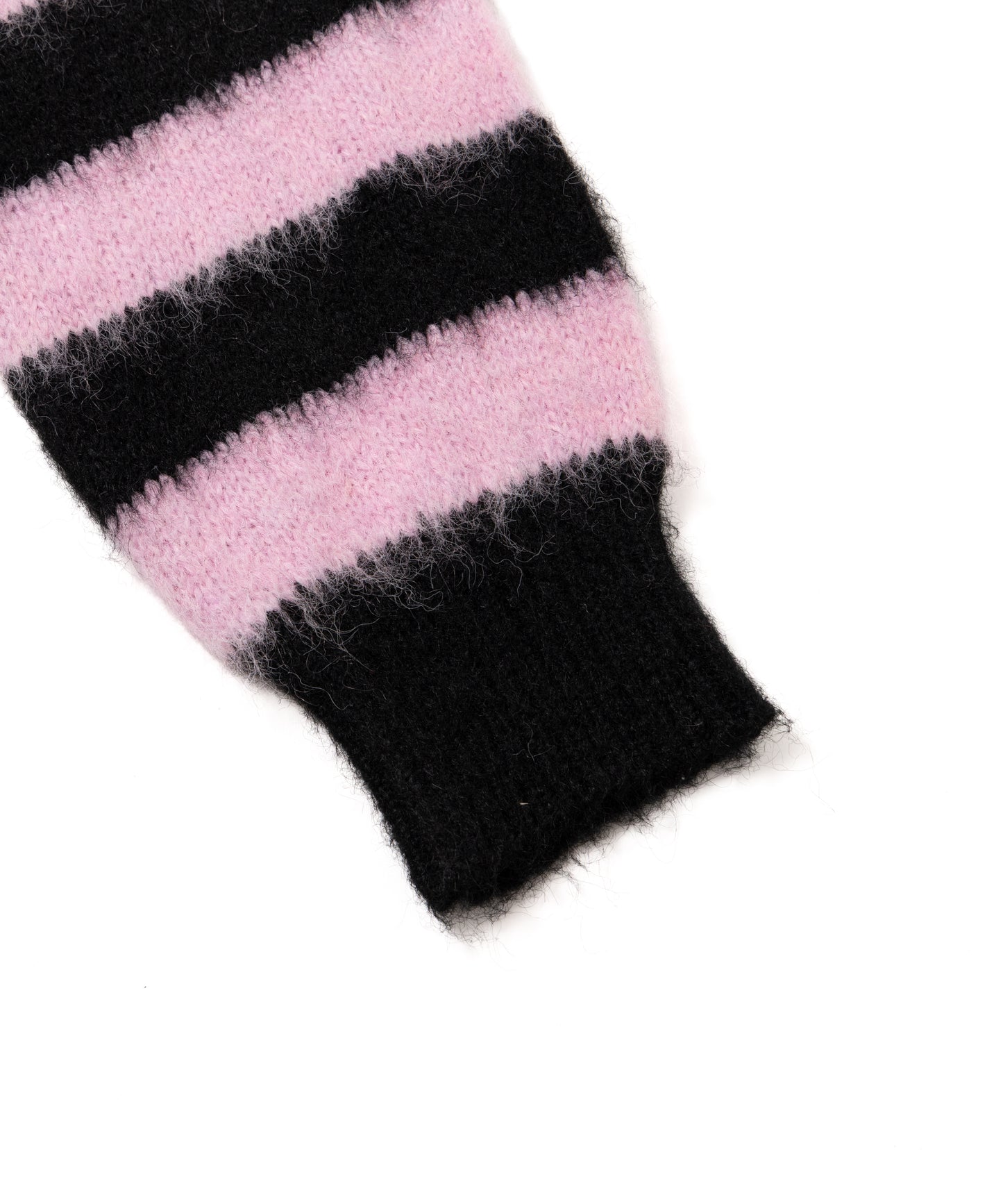 Grungy Knitted Striped Sweater