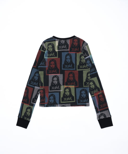 The Girl Thermal L/S Tee