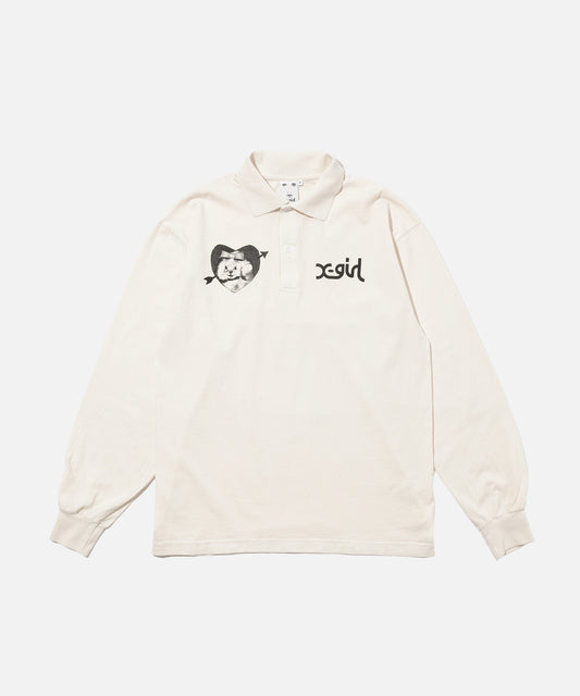 PUPPY LOVE L/S POLO SHIRT