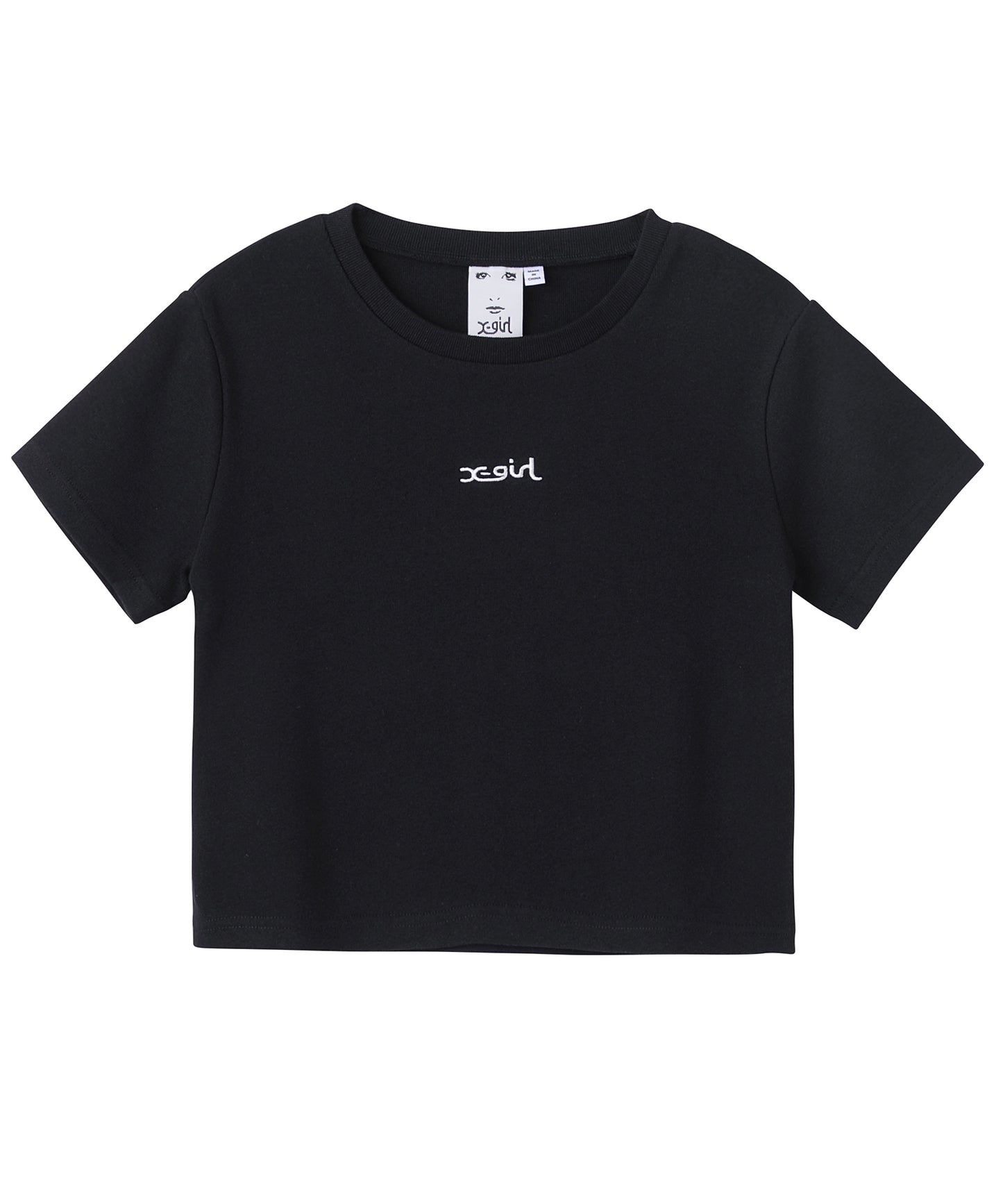 EMBROIDERED MILLS LOGO S/S BABY TEE