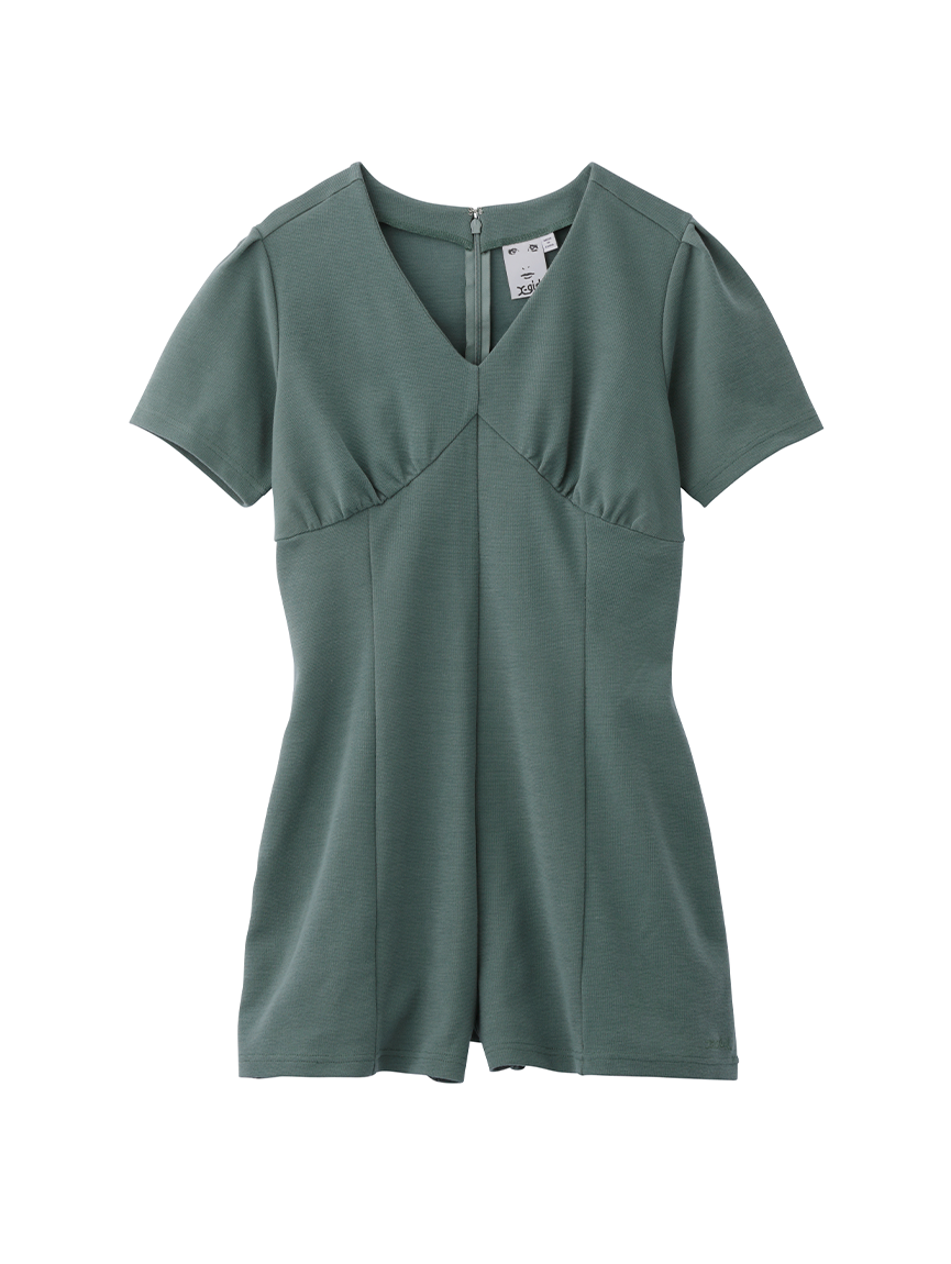 PUFF SLEEVE ROMPER, DRESS, X-Girl