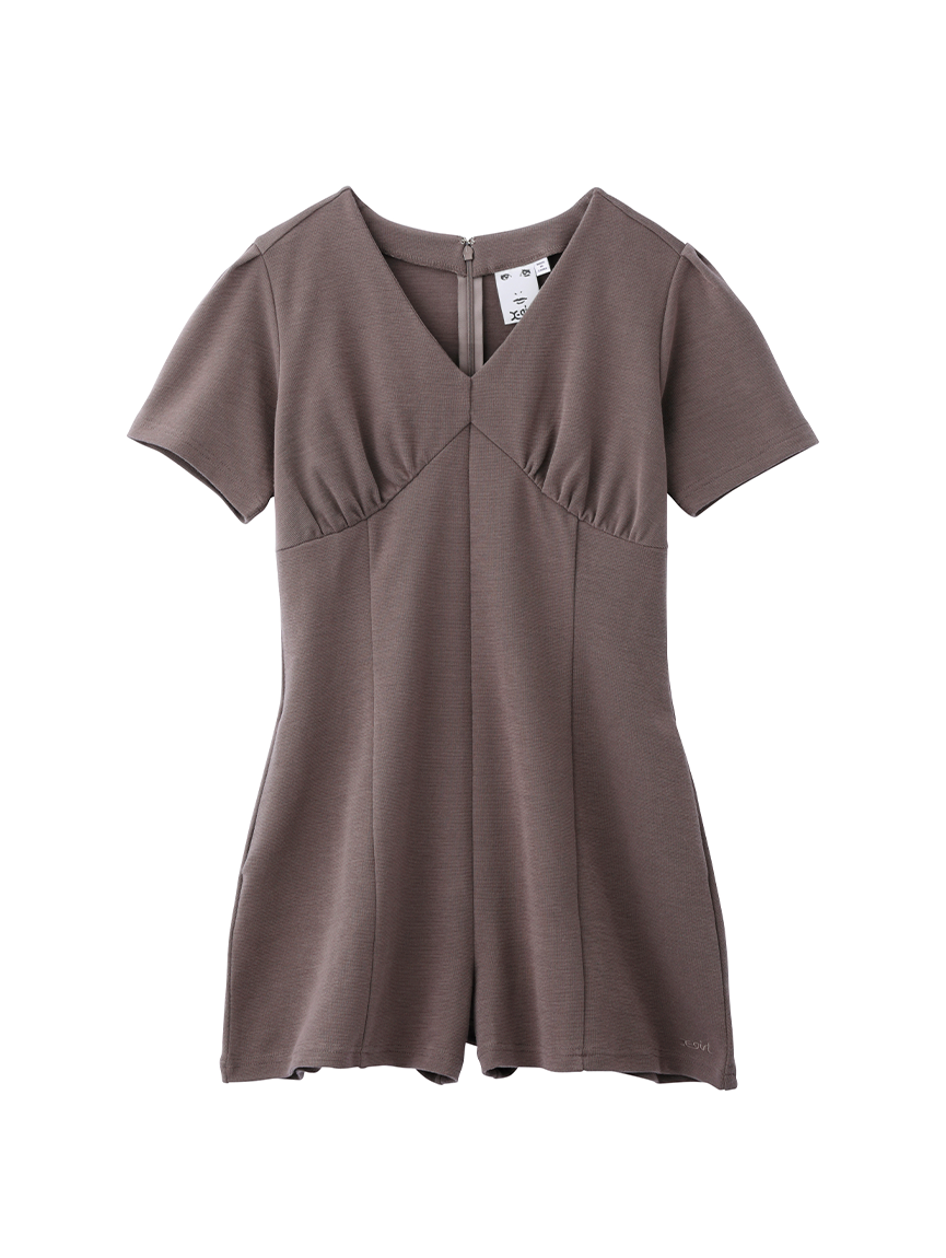 PUFF SLEEVE ROMPER, DRESS, X-Girl