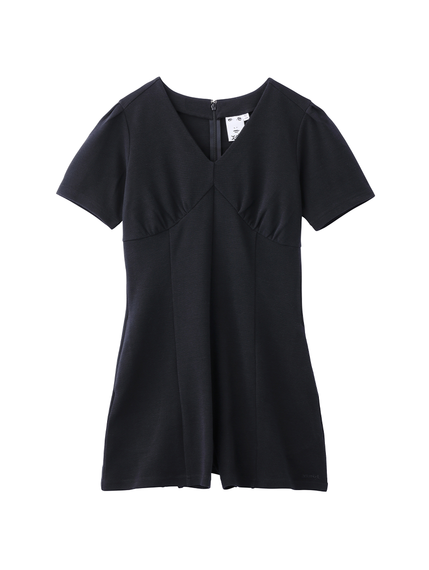 PUFF SLEEVE ROMPER, DRESS, X-Girl