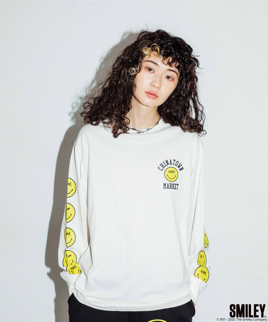 X-girl × CHINATOWN MARKET WINKY L/S TEE