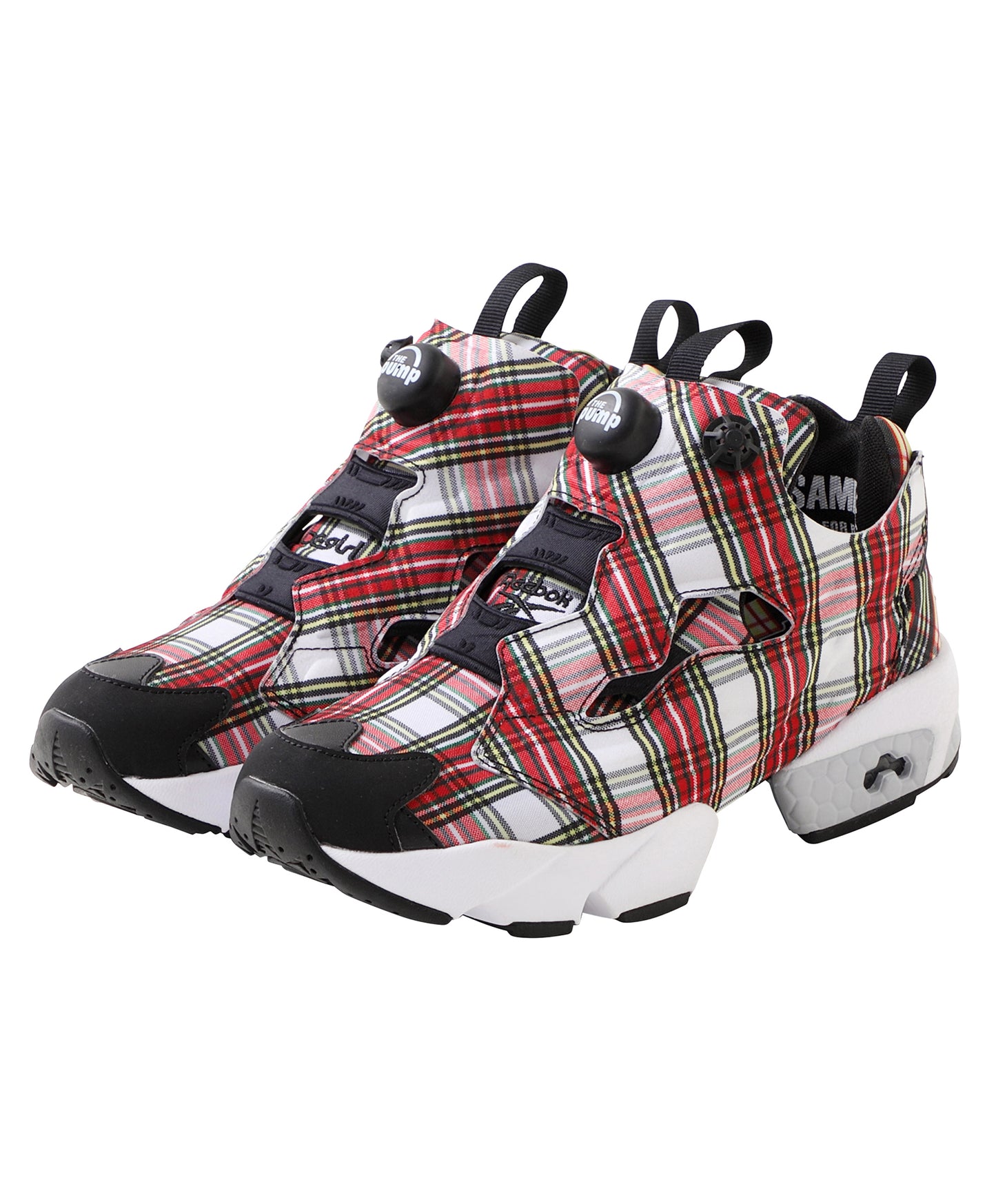 X-girl x Reebok PLAID INSTAPUMP FURY