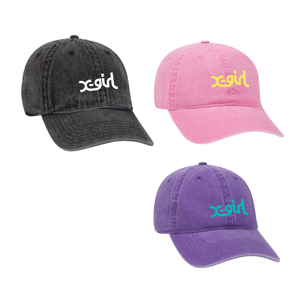 LOGO DAD CAP, HEADWEAR, X-Girl