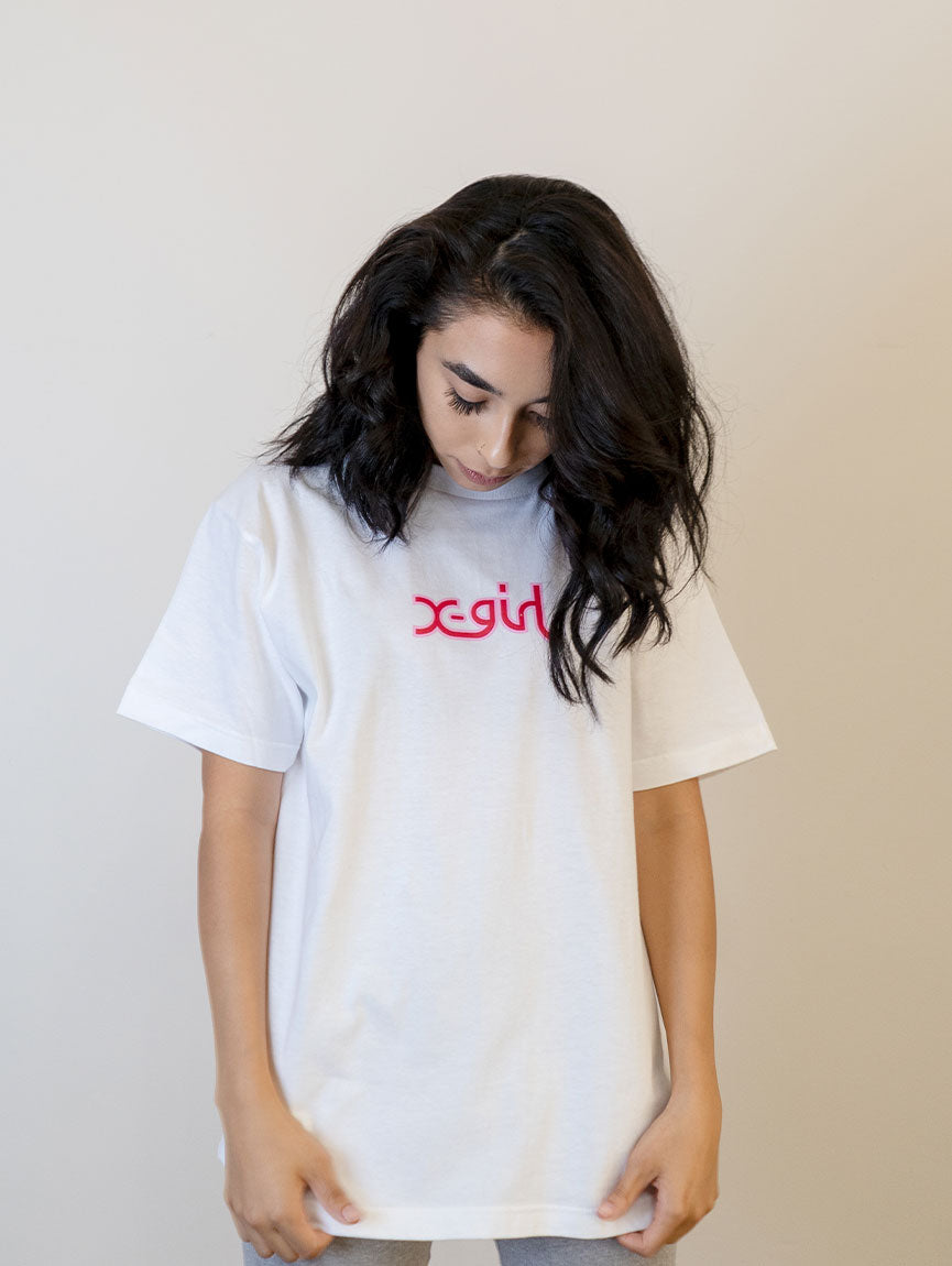 MILLS LOGO S/S MENS TEE, T-SHIRT, X-Girl