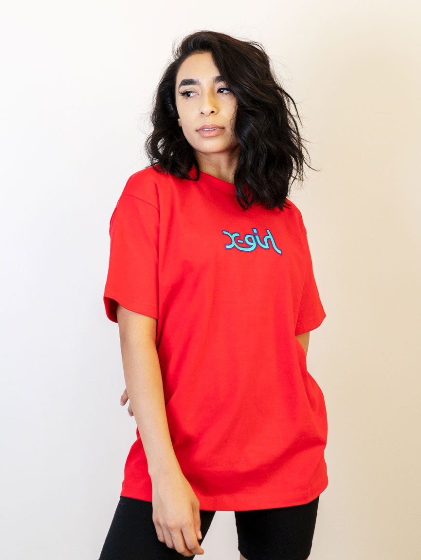 MILLS LOGO S/S MENS TEE, T-SHIRT, X-Girl