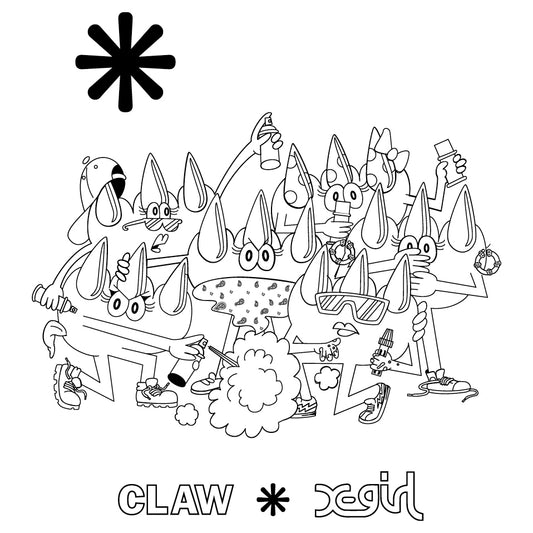 X-GIRL x CLAW MONEY
