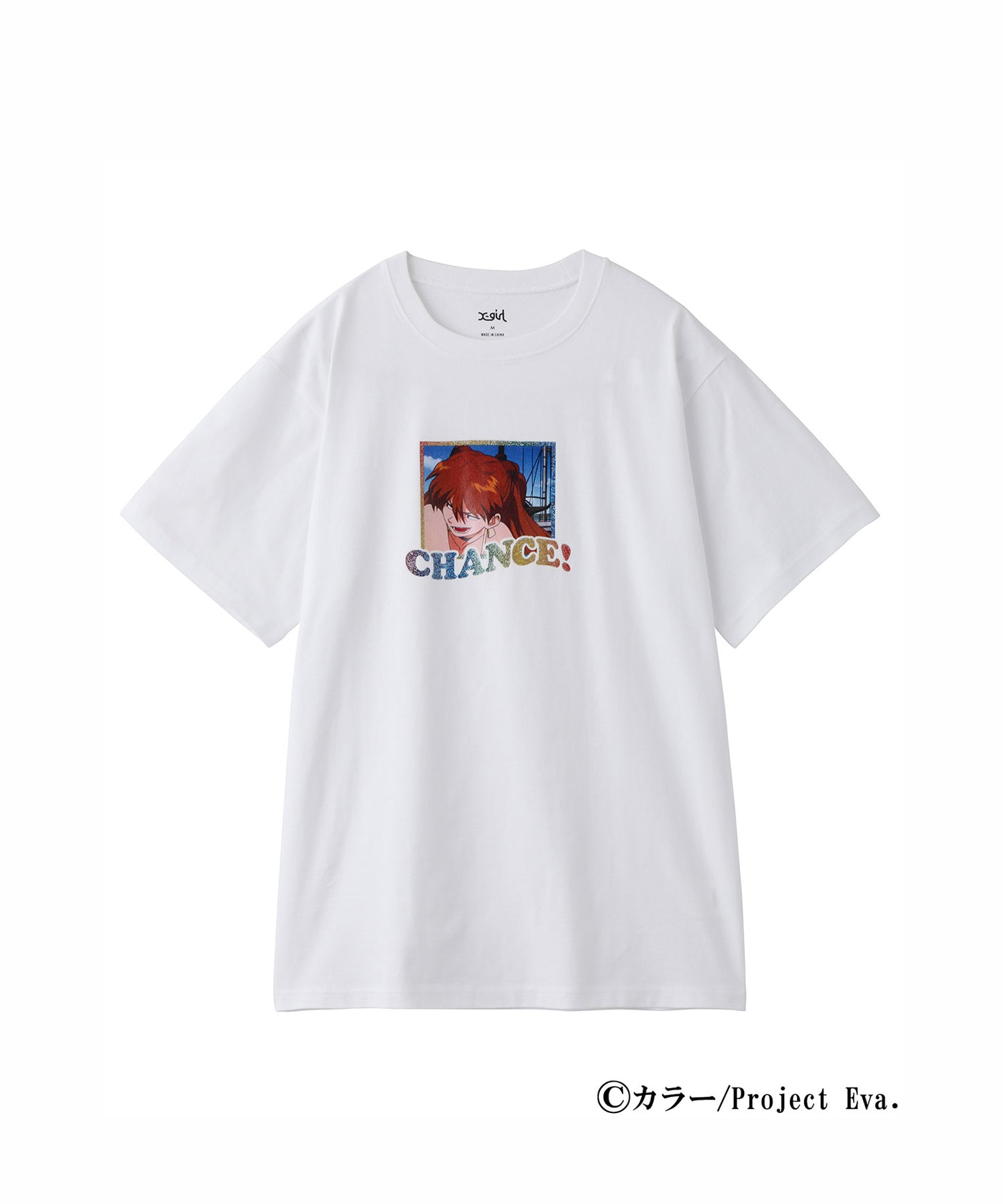 X-girl x EVANGELION CHANCE! S/S TEE