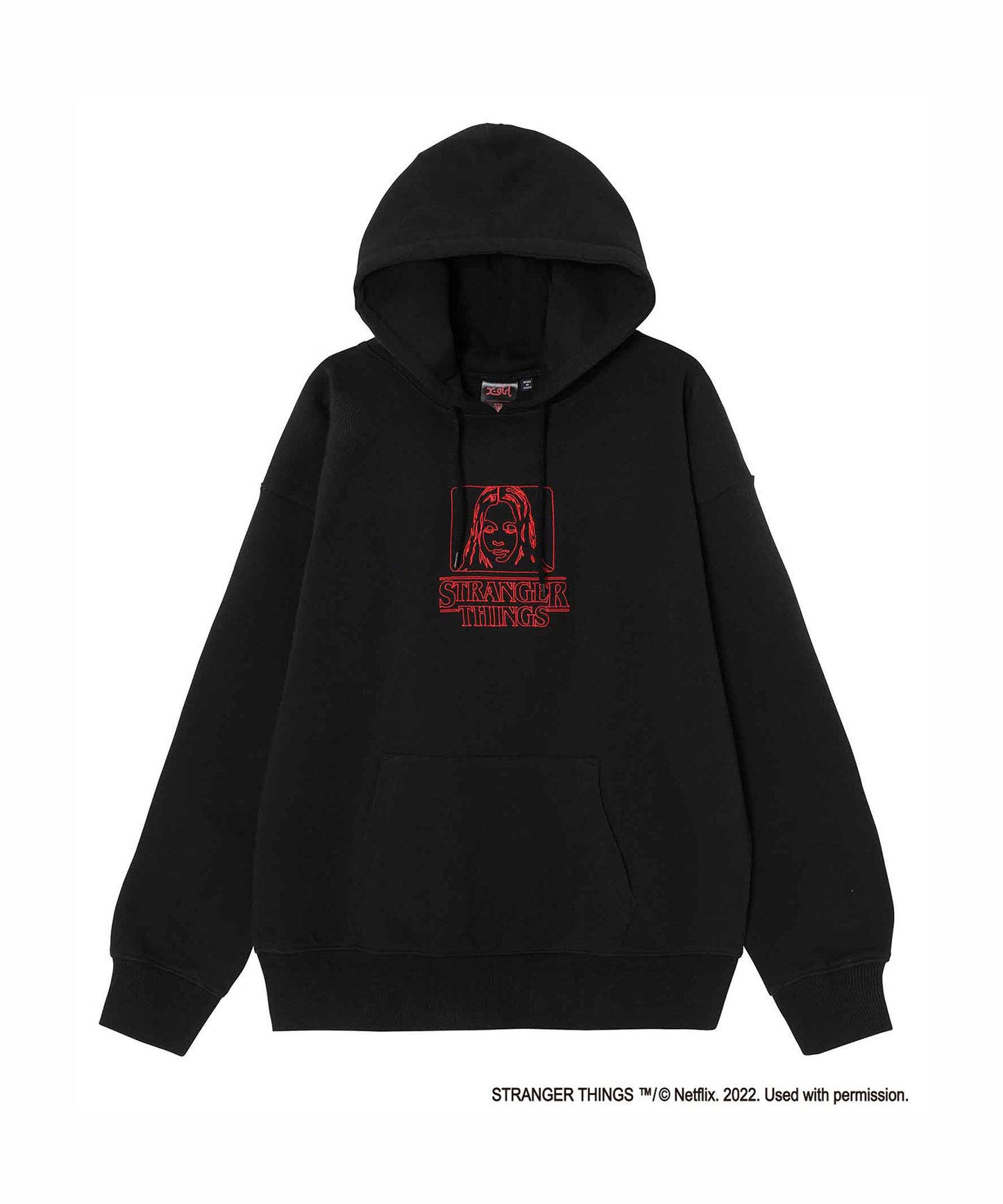 X-girl x STRANGER THINGS SWEAT HOODIE