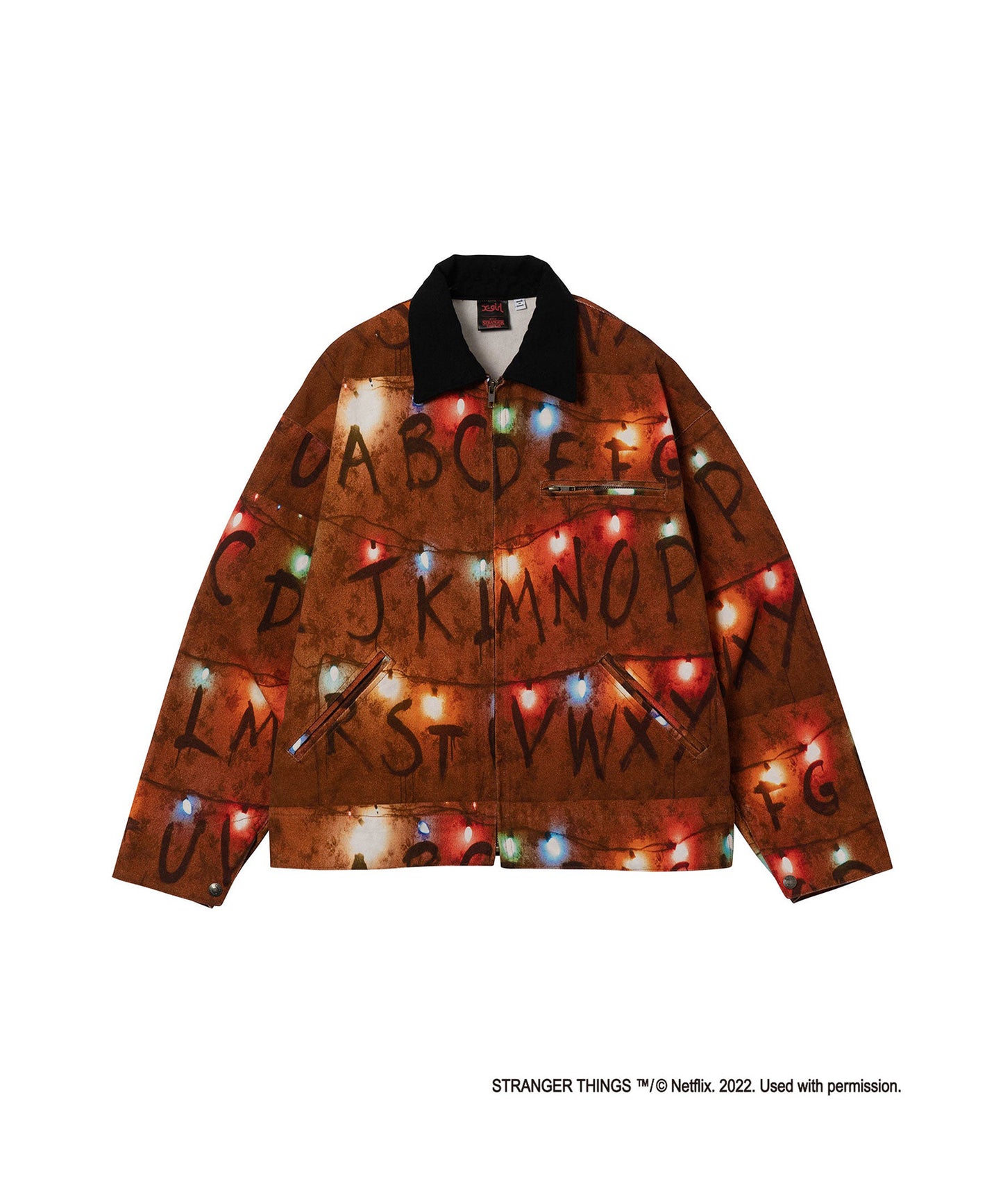 X-girl x STRANGER THINGS WORK JACKET