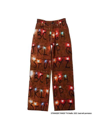 X-girl x STRANGER THINGS PANTS