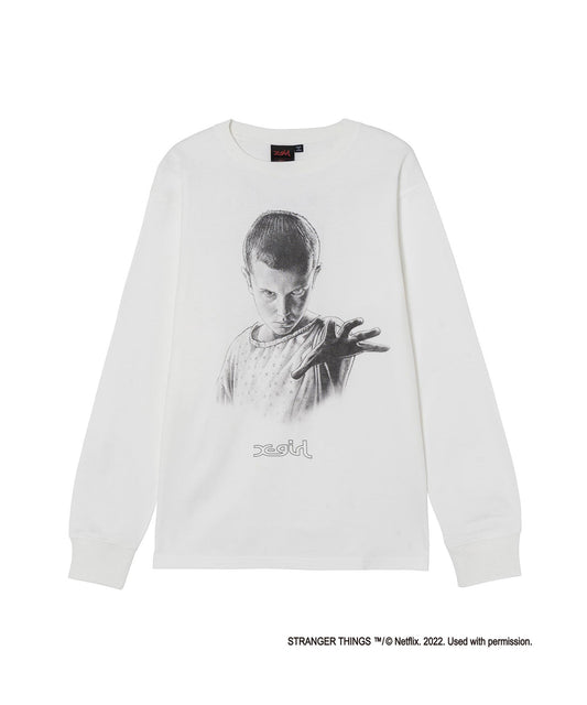 X-girl x STRANGER THINGS ELEVEN L/S TEE
