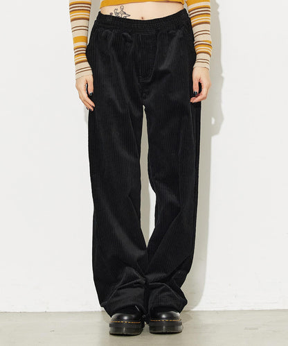 CORDUROY WIDE EASY PANTS