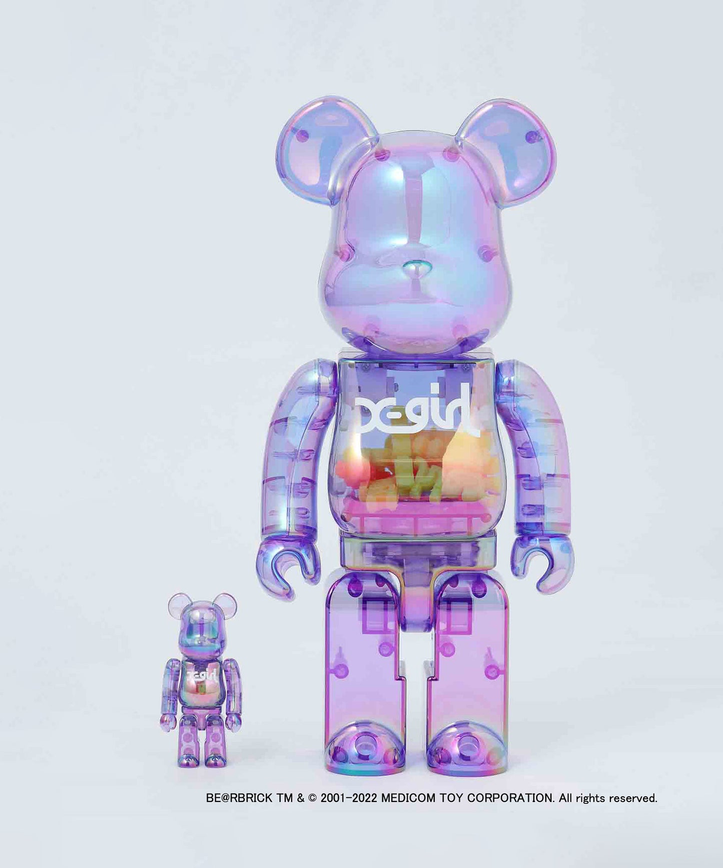 BE@RBRICK X-girl 2022 400% & 100%