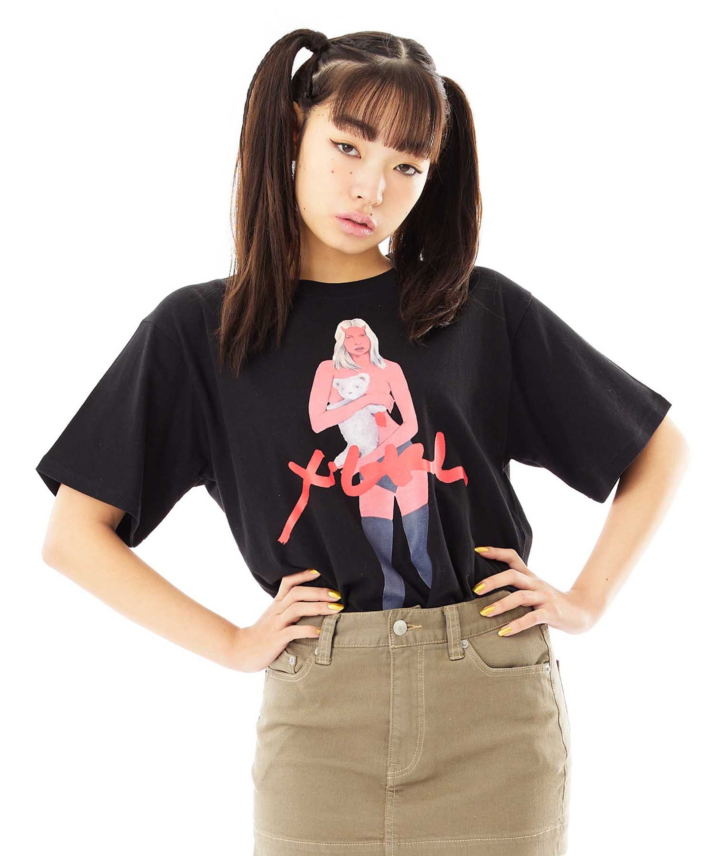 X-girl x T-REX S/S TEE