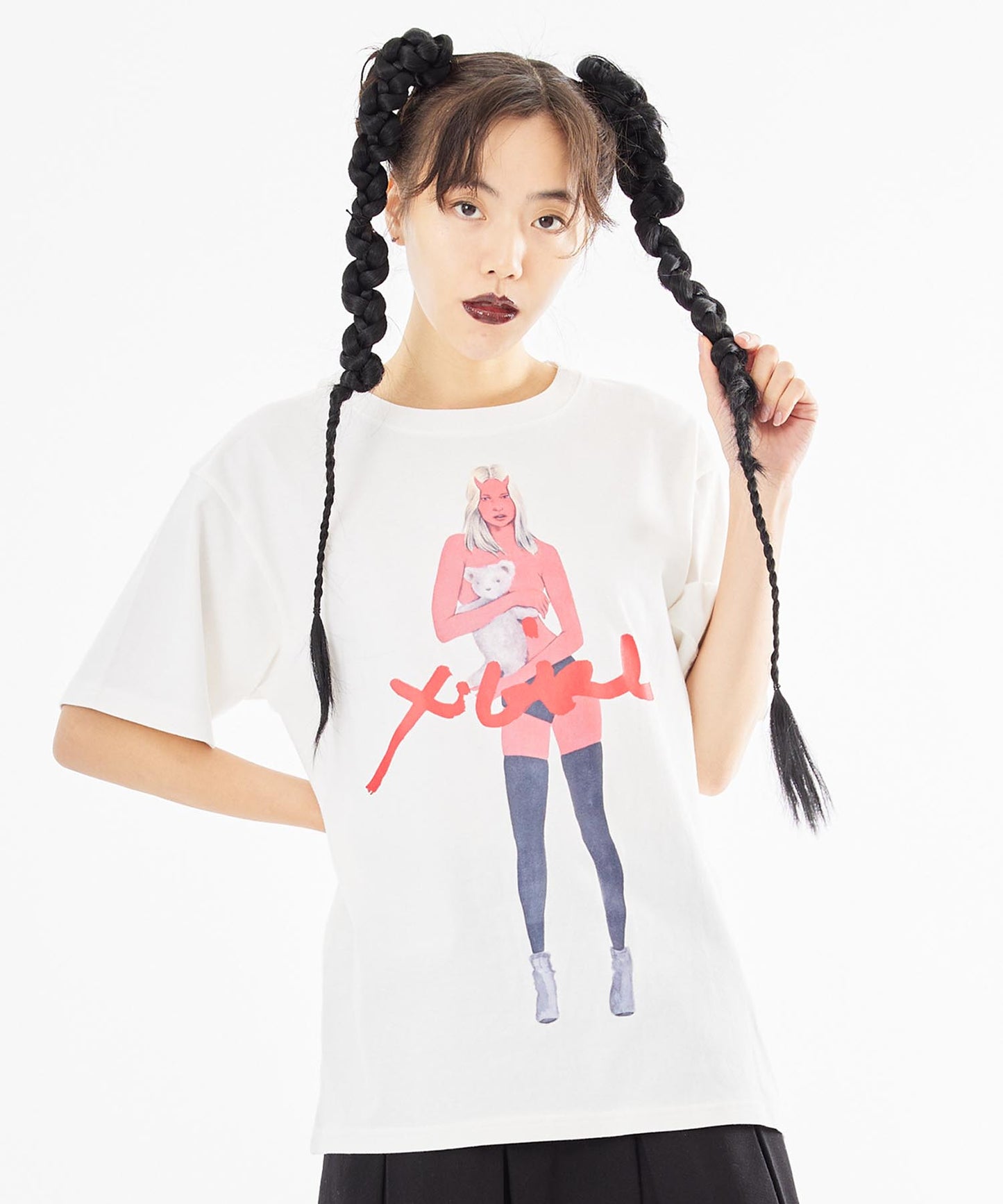 X-girl x T-REX S/S TEE